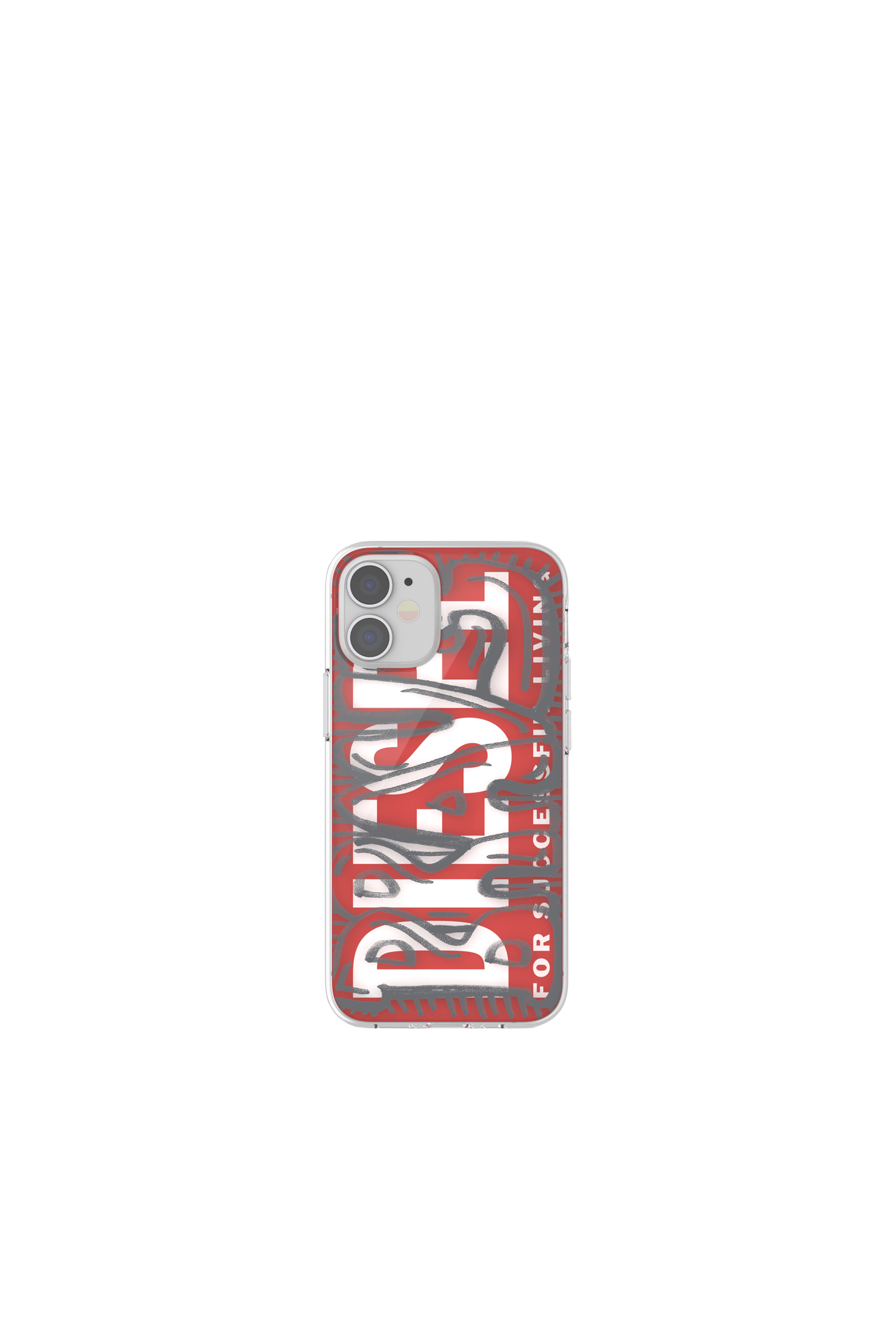 Diesel - 42566 STANDARD CASE, Funda en TPU ultraligero por iPhone 12 Mini Unisex in Rojo - 2