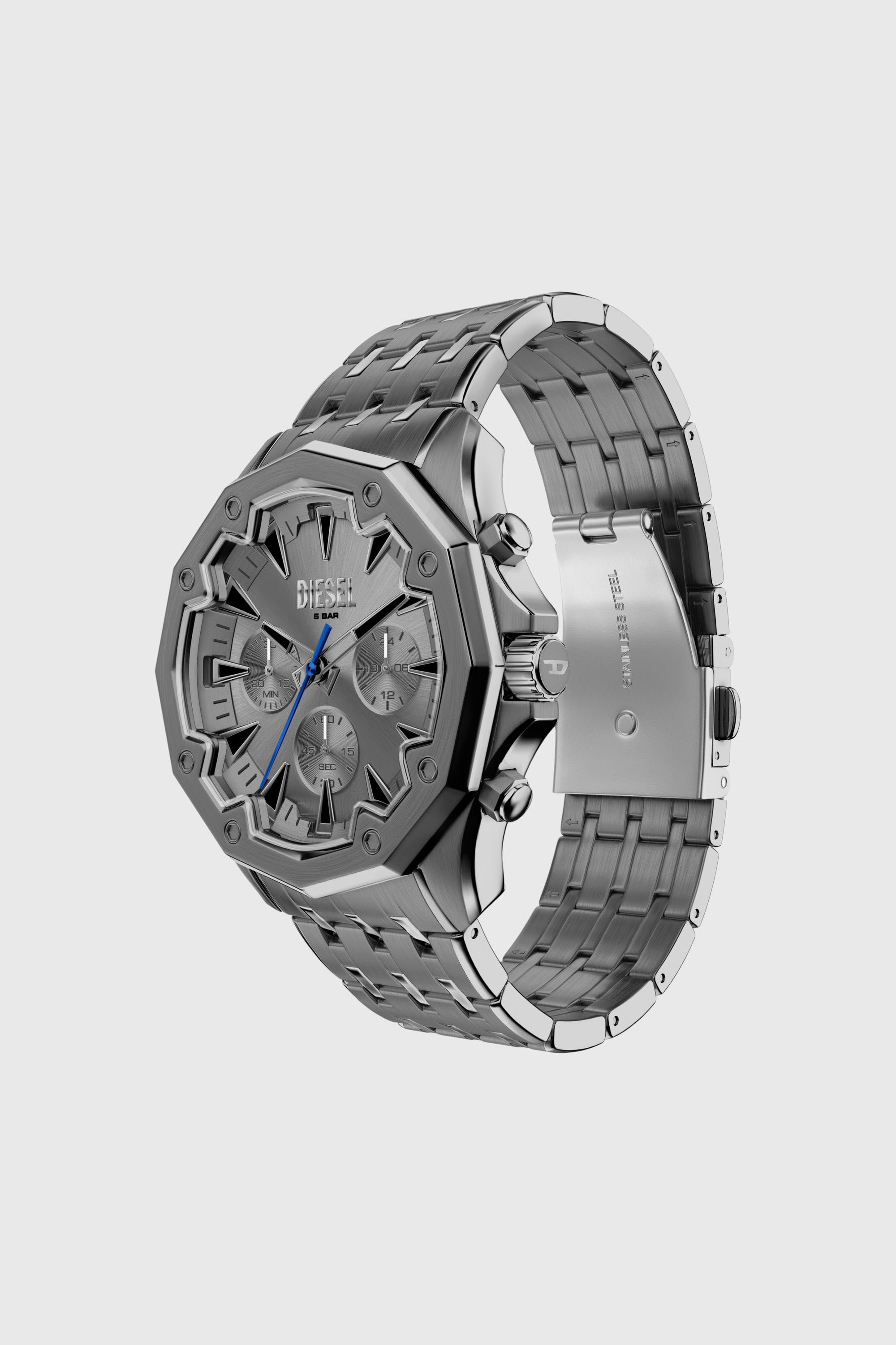 Diesel - DZ4708 WATCH, Reloj Spiked de acero inoxidable Hombre in Gris - 7