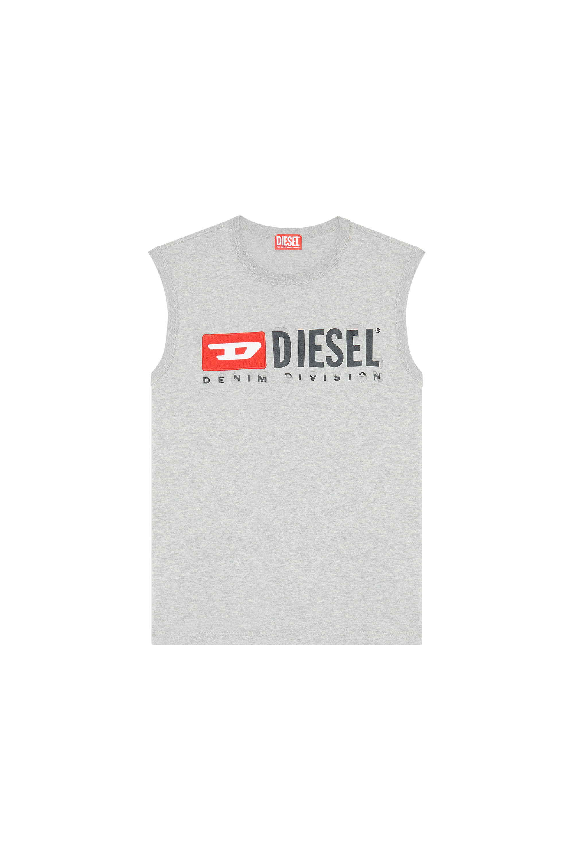 Diesel - T-BISCO-DIVSTROYED, Gris - Image 5