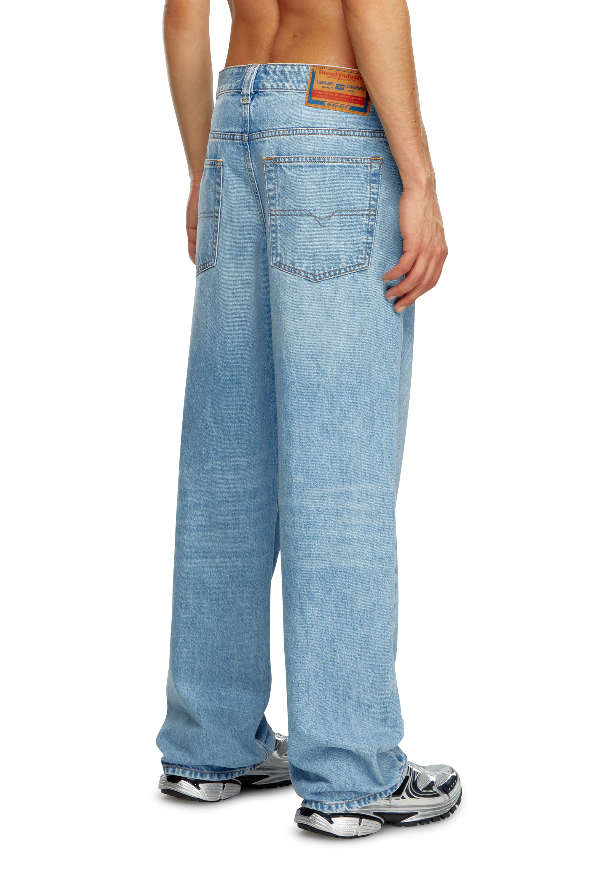 Diesel - Straight Jeans 2001 D-Macro 09I29, Azul Claro - Image 2