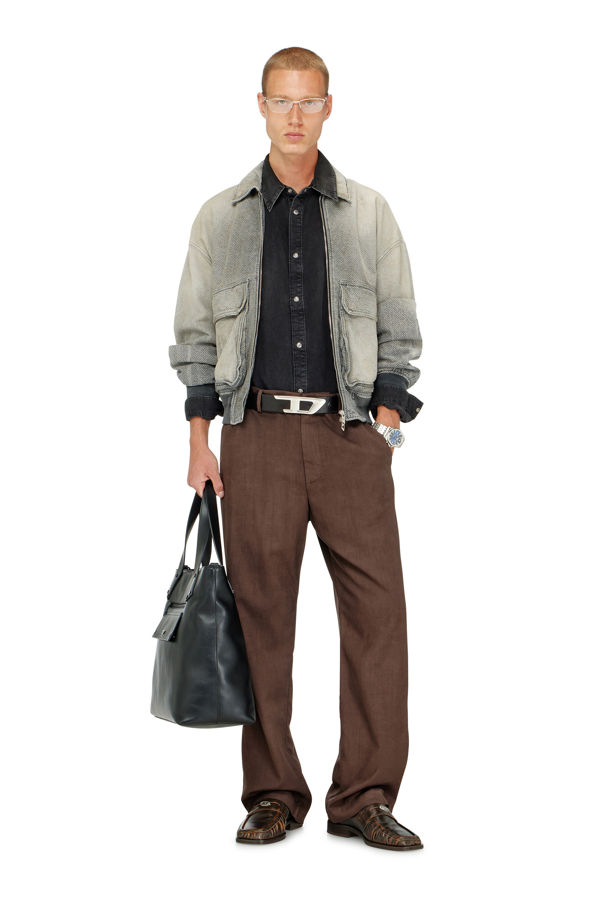 Diesel - P-HANT-CHINO-AECB, Pantal&oacute;n chino de lana stretch ligera Hombre in ToBeDefined - 1