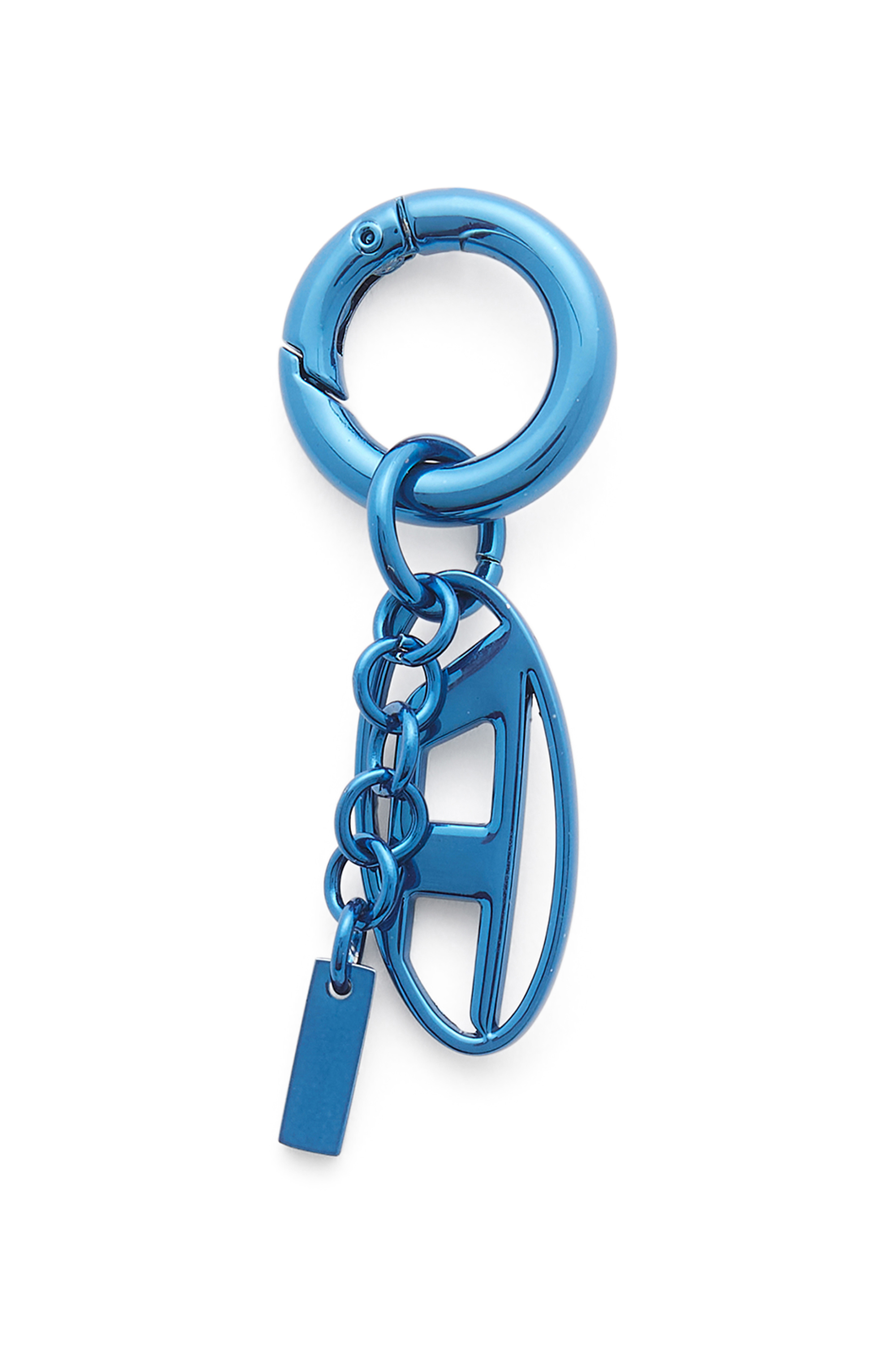 Diesel - CHARM-OVAL D, Charm met&aacute;lico con charm Oval D Unisex in Azul marino - 2