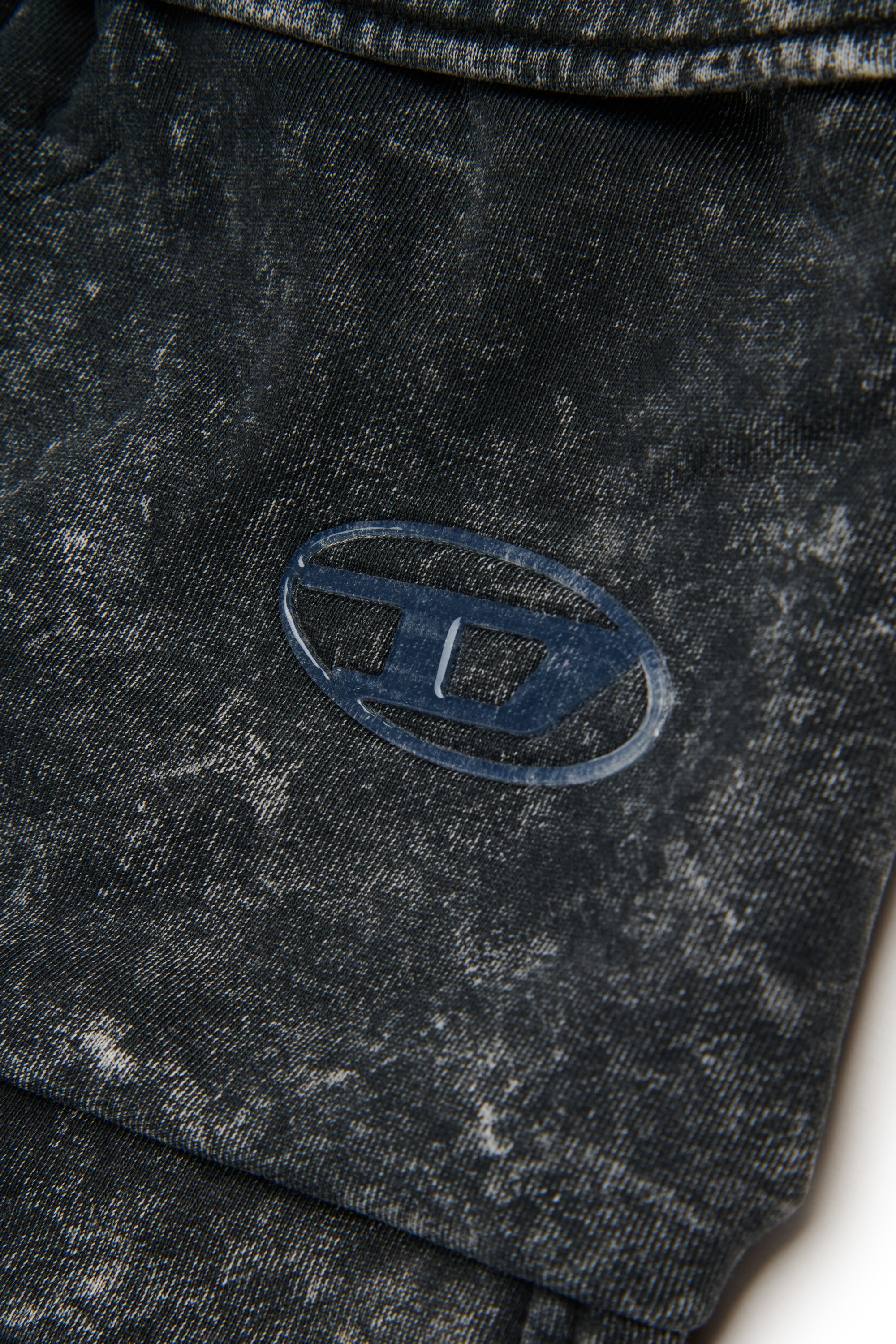 Diesel - GIONA, Falda de algodón con bolsillos cargo Mujer in Negro - 4