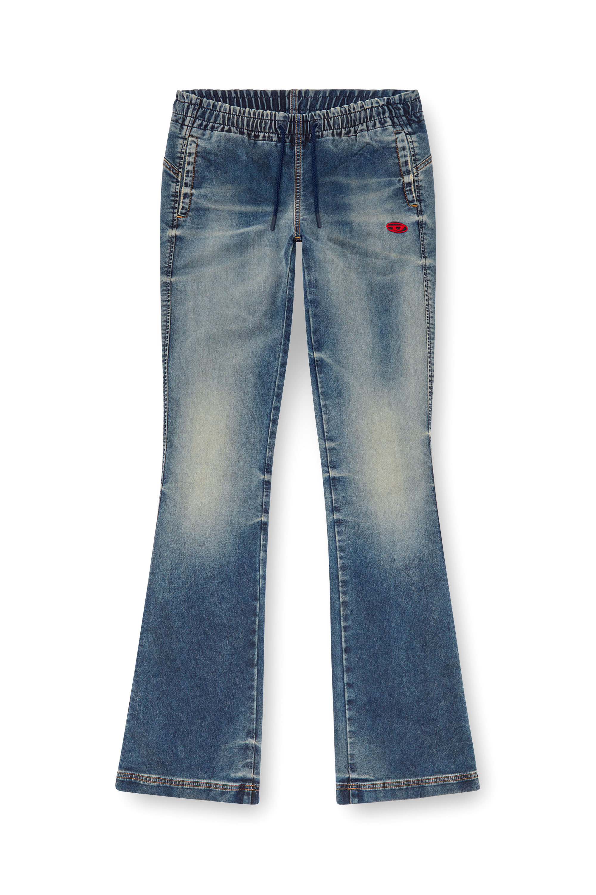 Diesel - Bootcut and Flare 2069 D-Ebbey Joggjeans® 068LZ, Mujer Bootcut y Flare 2069 D-Ebbey Joggjeans® in Azul marino - Image 5