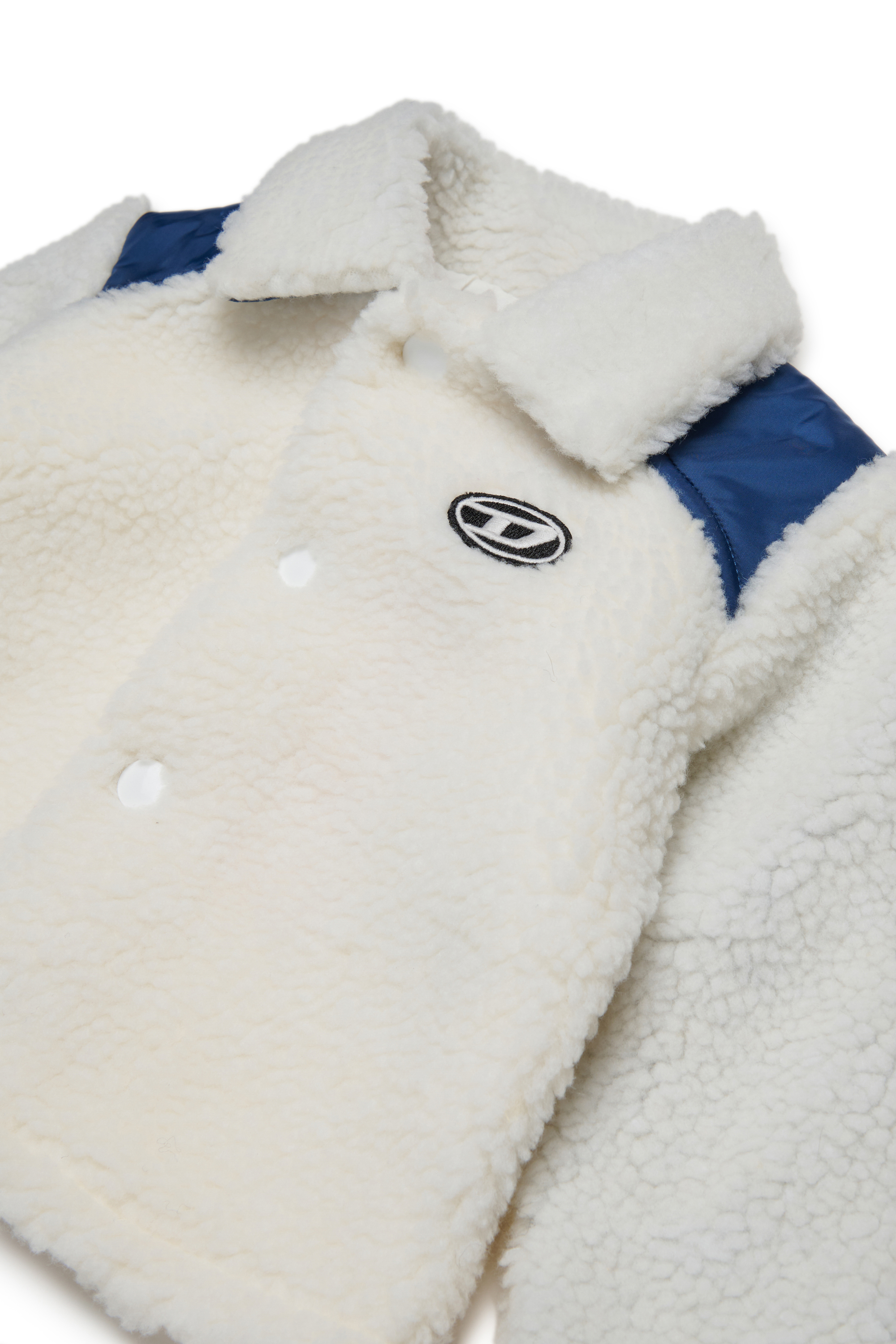 Diesel - JULSIB, Man's Jacket with buttons in White - 3