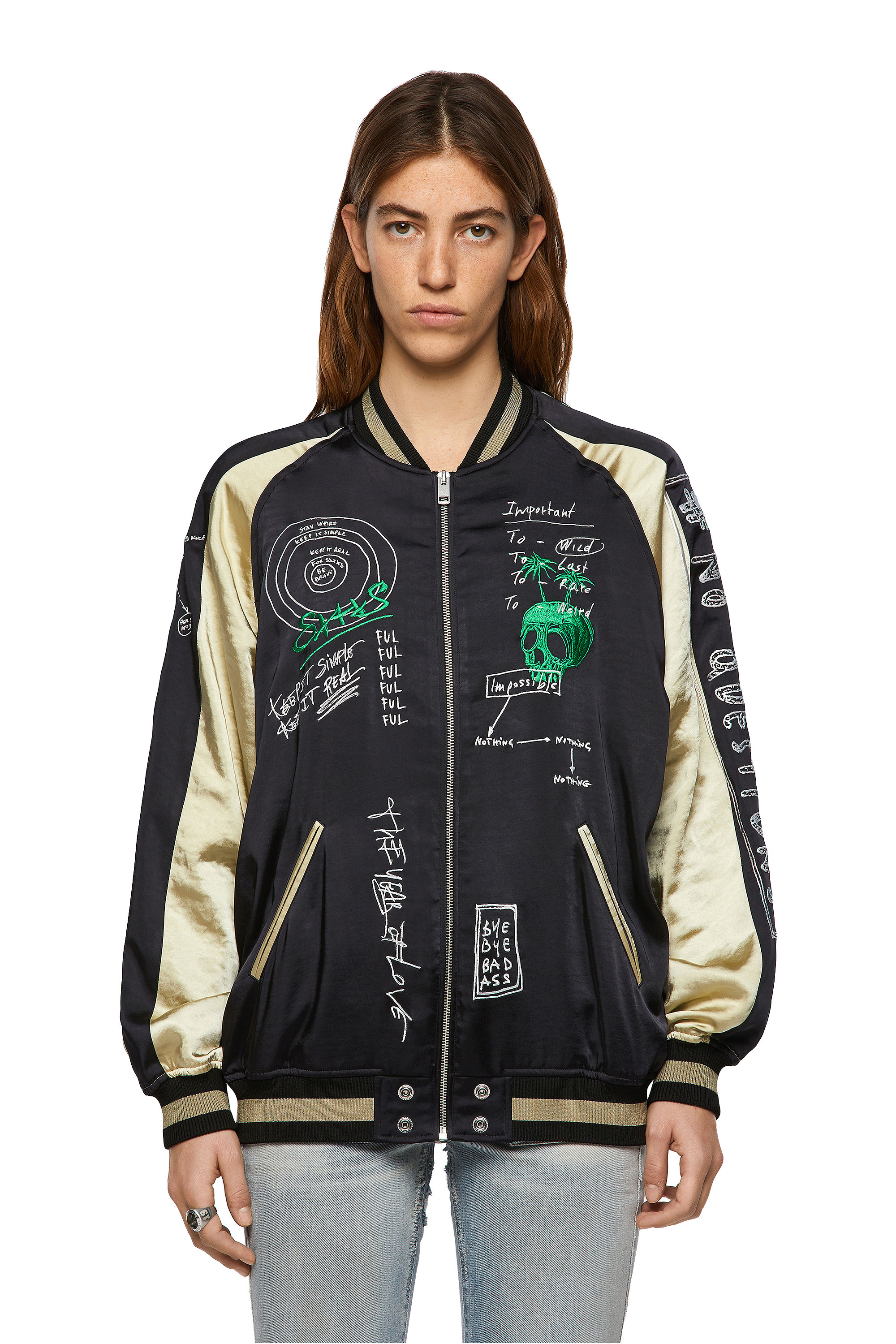 G-FRANK-HB, Blanco/Negro - Chaquetas