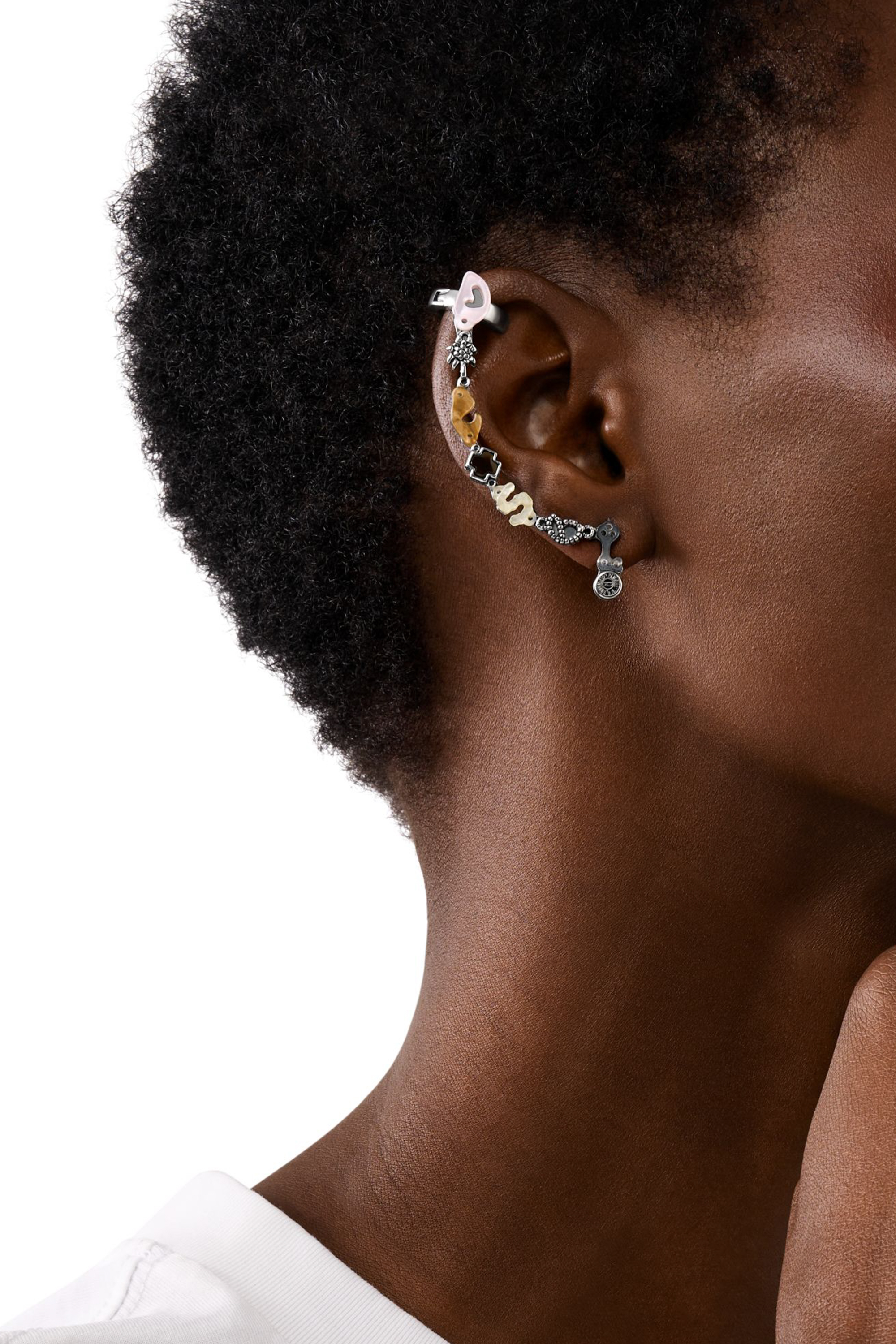 Diesel - DX1563040 JEWEL, Earcuff de acero inoxidable Unisex in Multicolor - 4