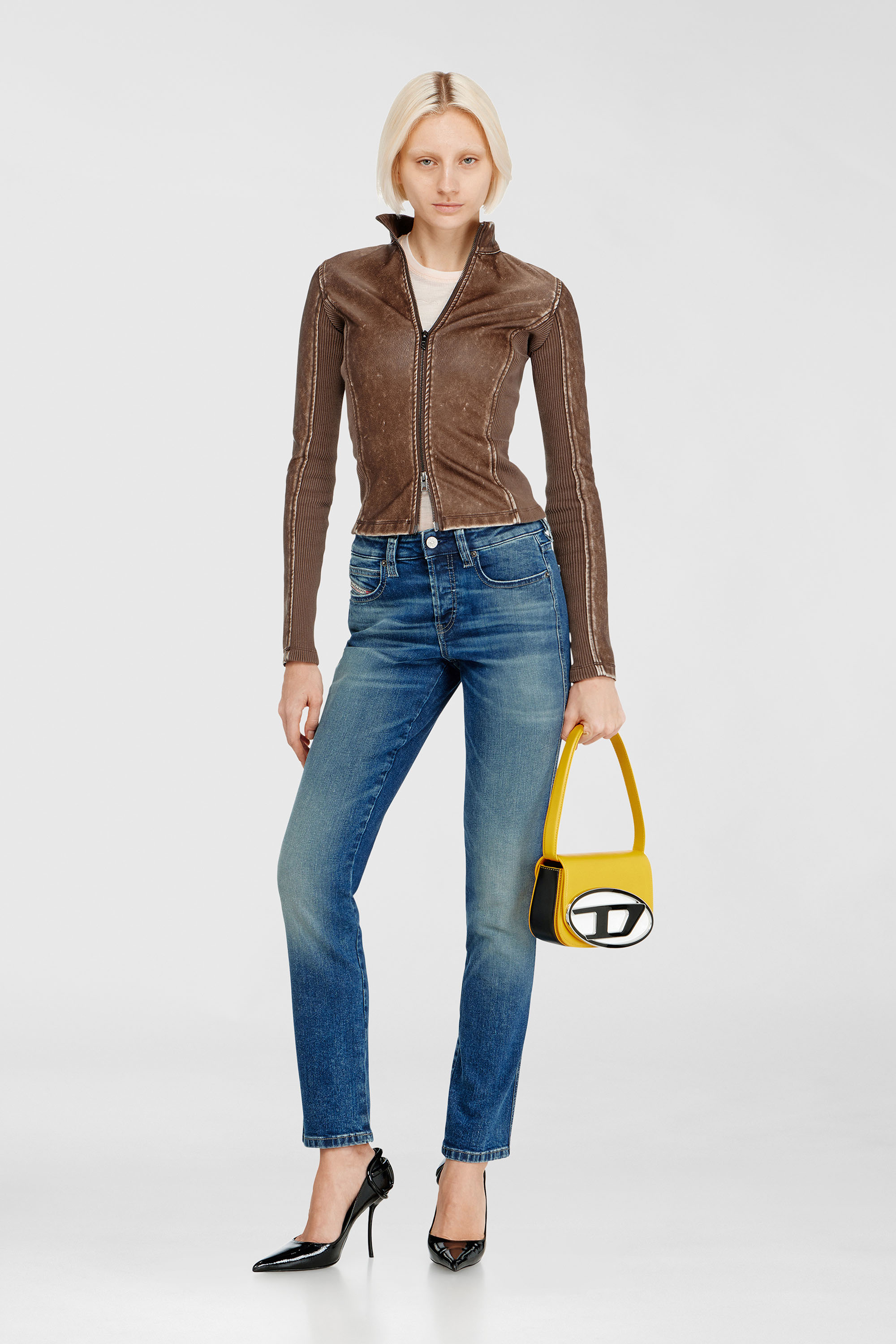Diesel - Slim Jeans 1992 D-Jiann 0DBEE Mujer, Azul medio - 2