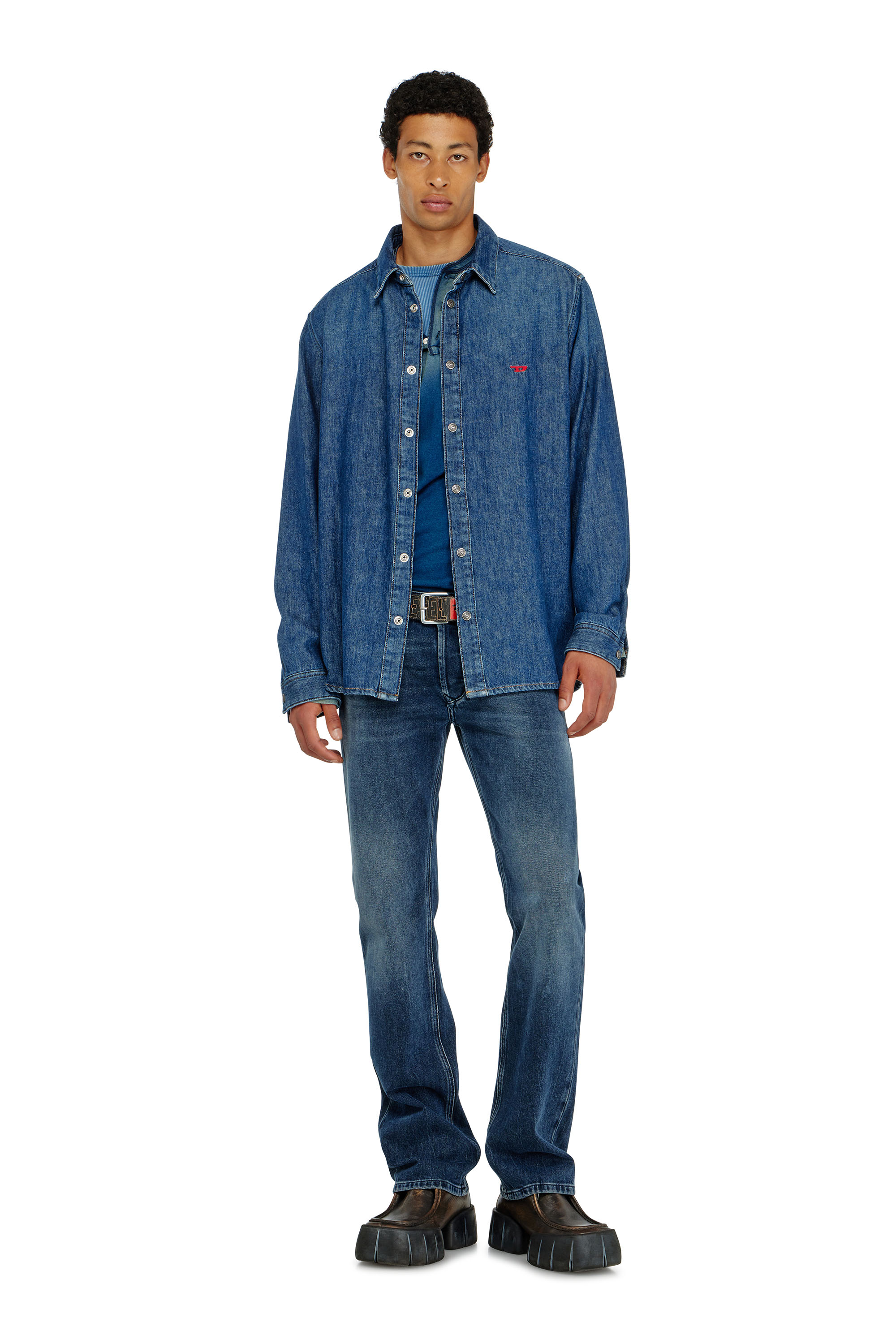 Diesel - Regular Jeans 1985 Larkee 0KBBM Hombre, Azul Oscuro - 1