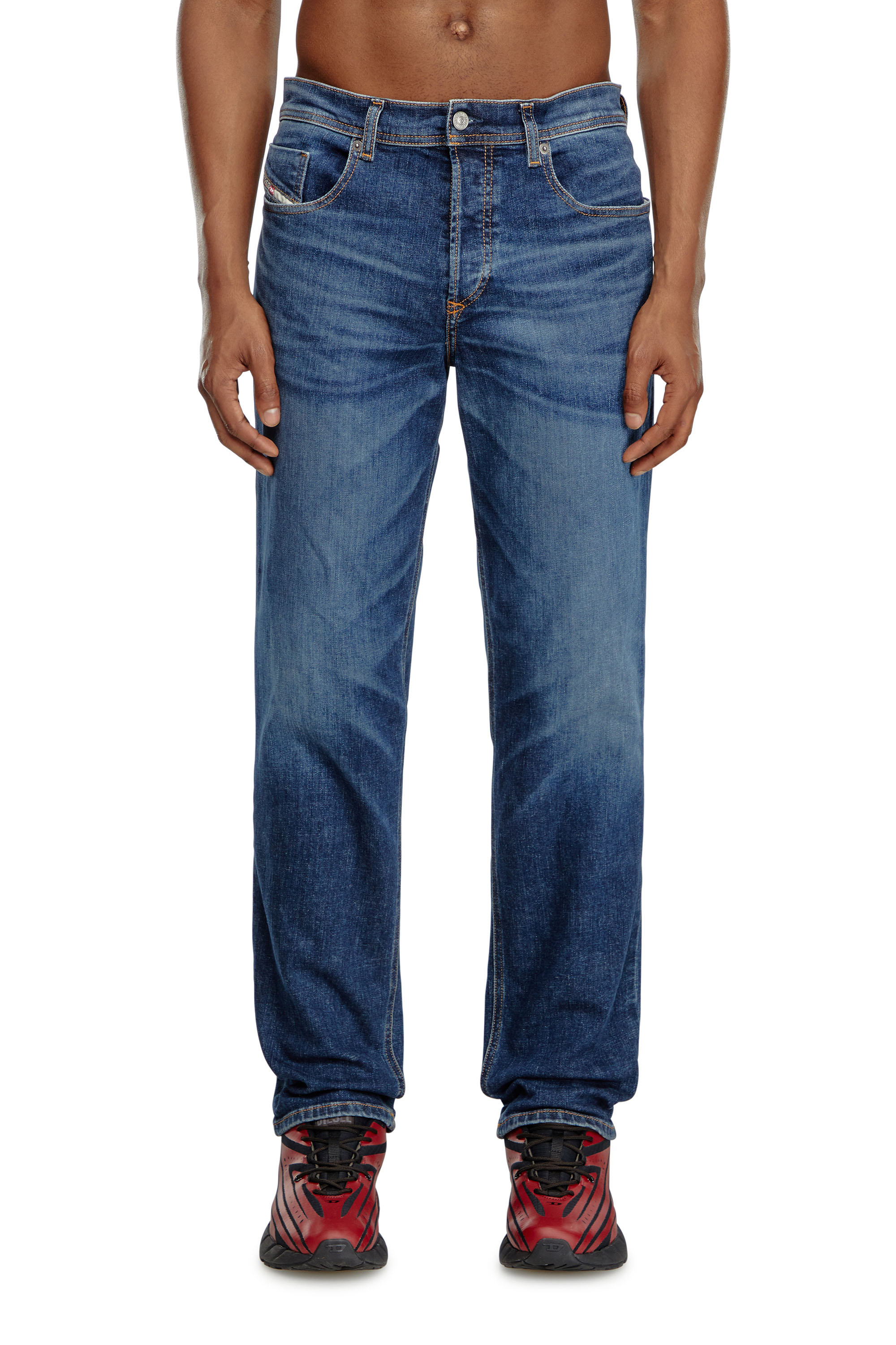 Diesel - Tapered Jeans 2023 D-Finitive 09J47, Azul Oscuro - Image 1
