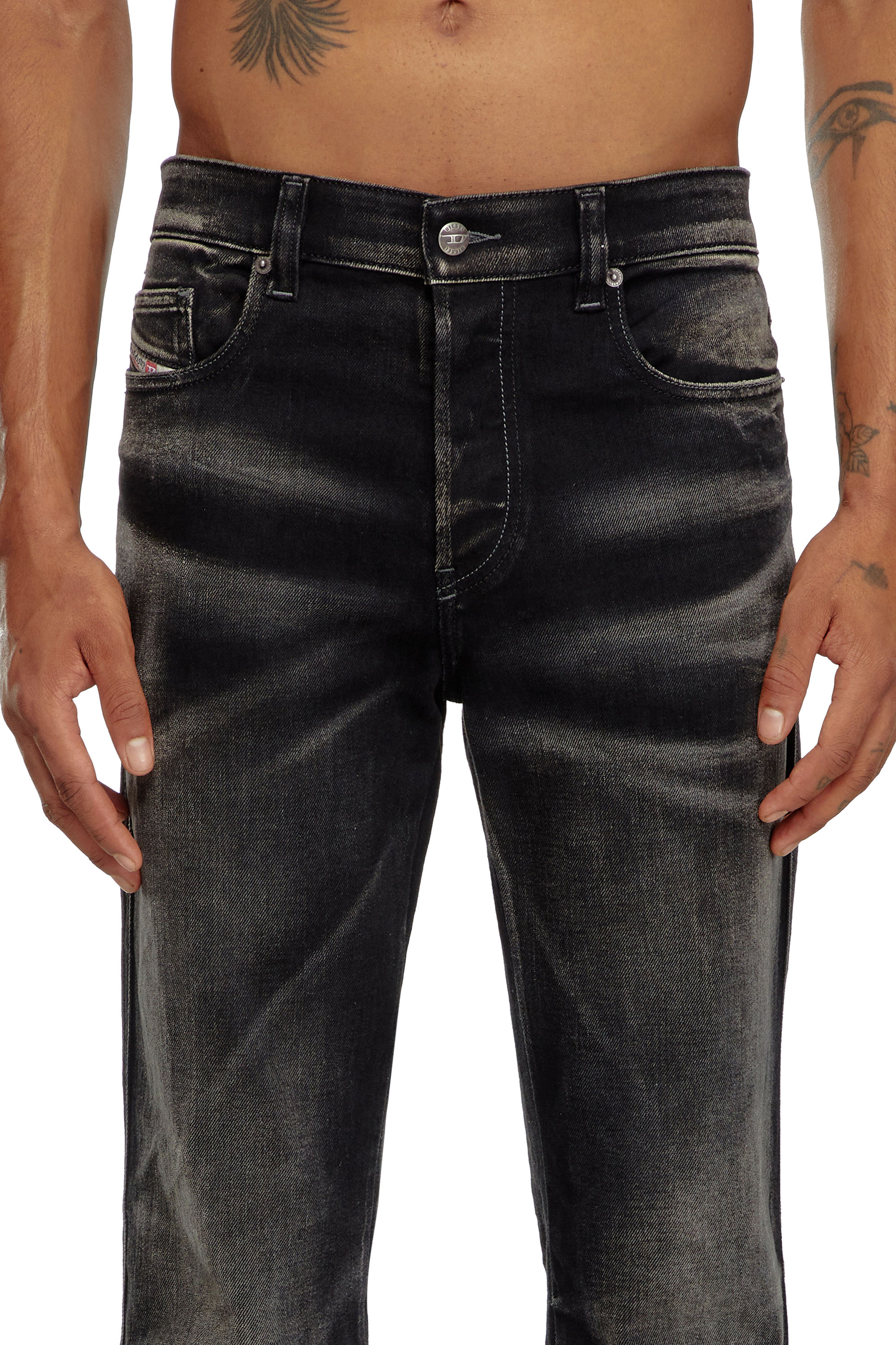 Diesel - Hombre Bootcut Jeans 1998 D-Buck 09J53, Negro/Gris oscuro - Image 4