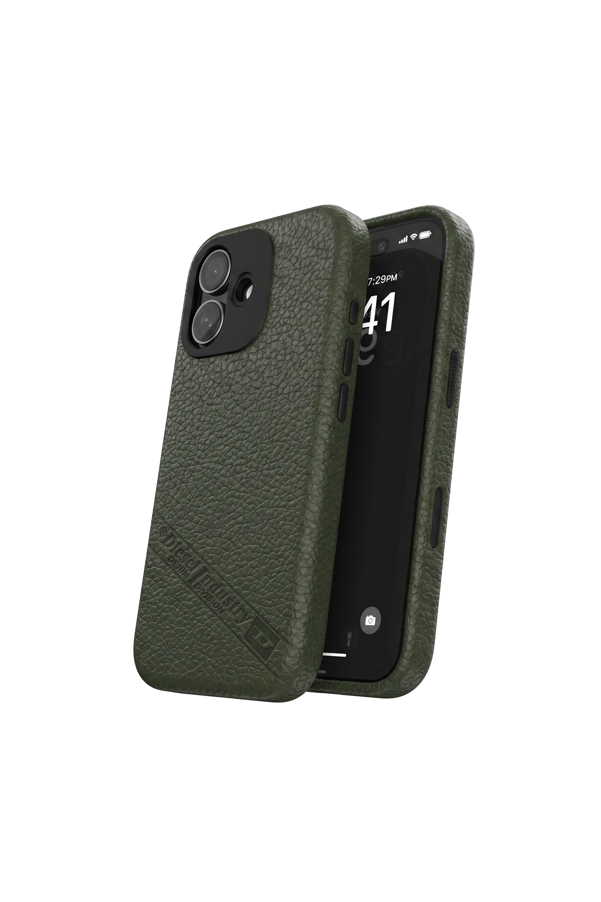 Diesel - 60646 MOULDED CASE, Funda Flag D con MagSafe para iPhone 17 Unisex in Verde - 3