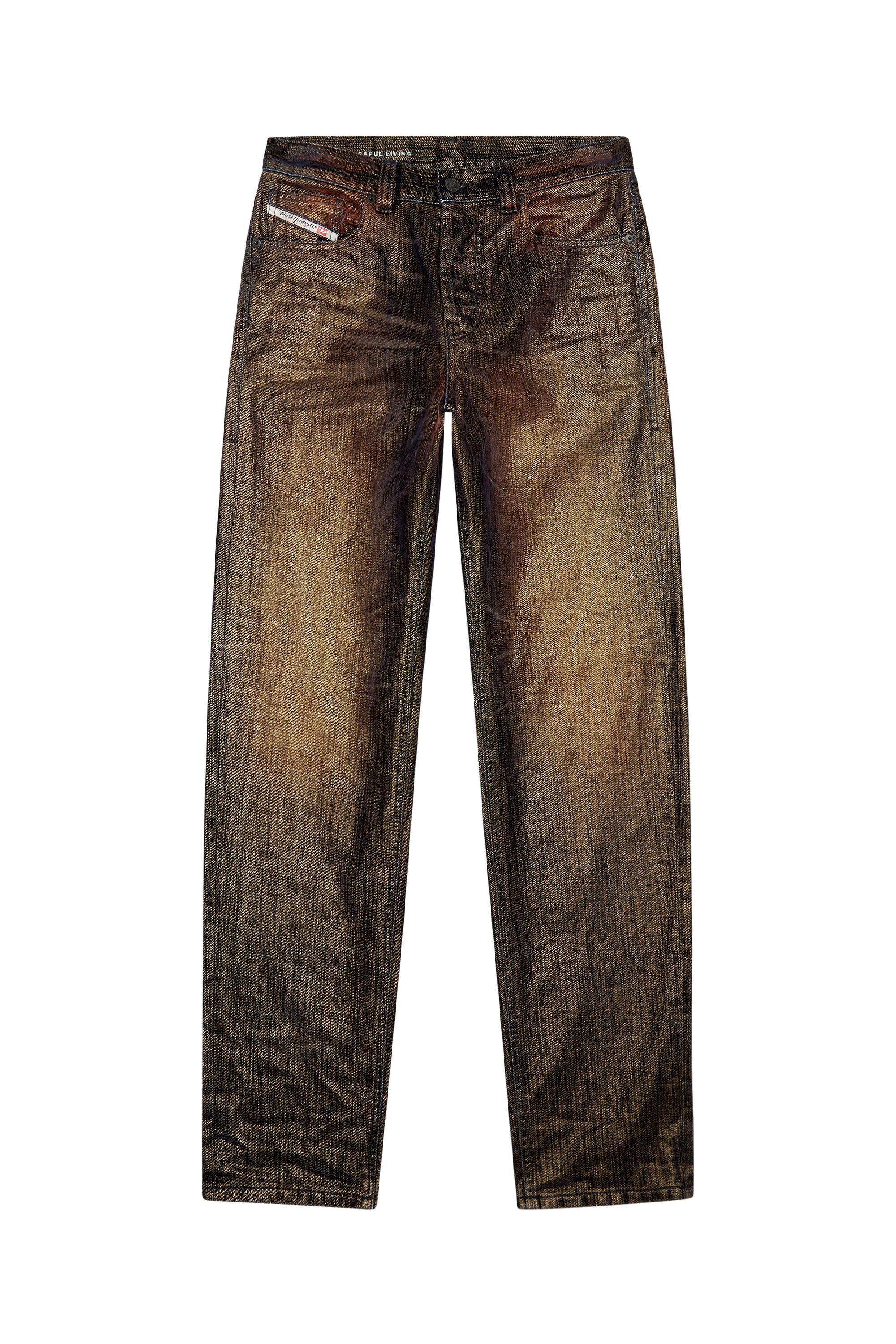 Diesel - Straight Jeans D-Ark 09I50, Negro/Gris oscuro - Image 5
