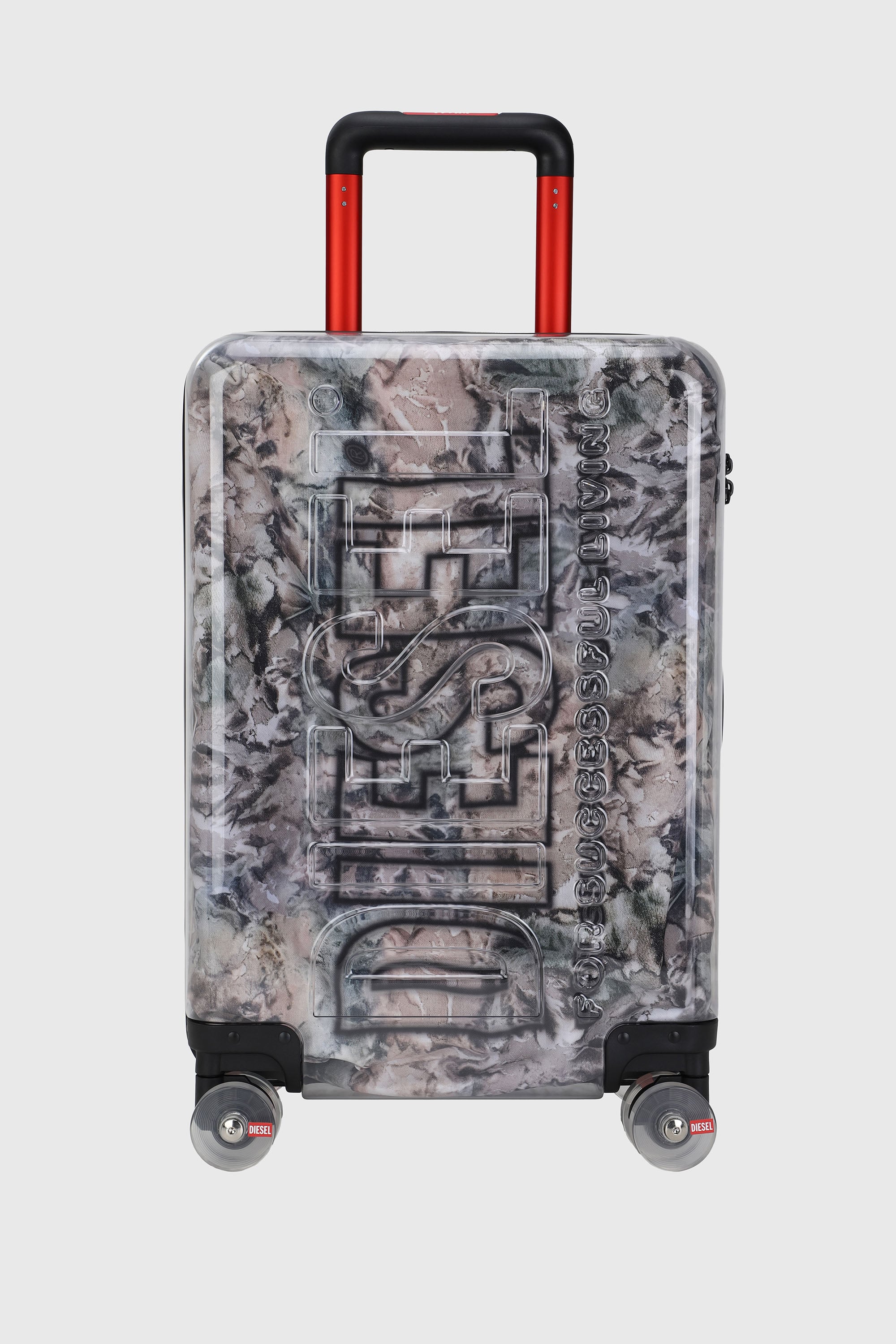 LU0036 HARD LUGGAGE - DSL009, Gris/Rosa