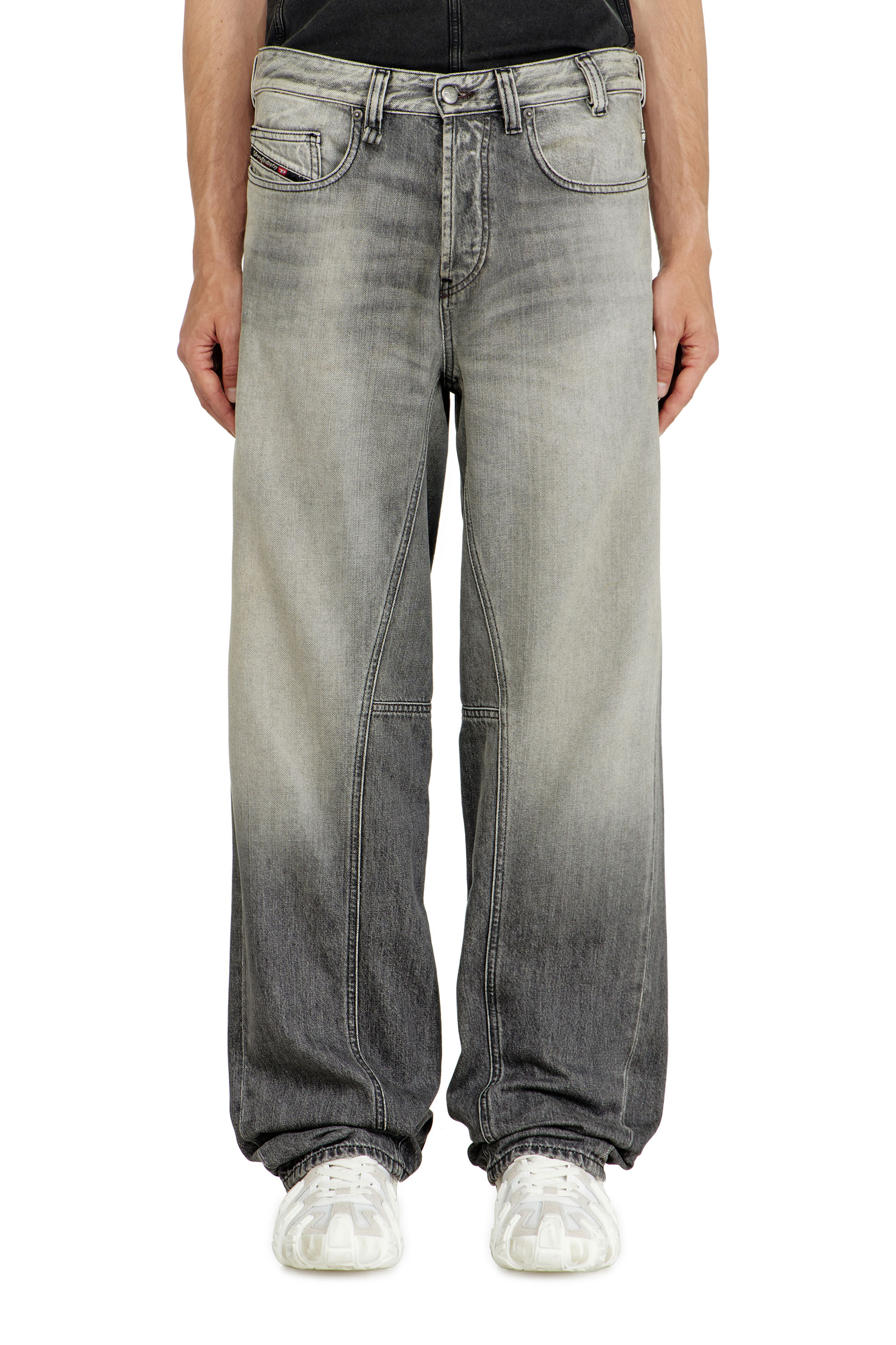 Diesel - Man's Relaxed Jeans 2001 D-Macro 09P56, Grey - 4
