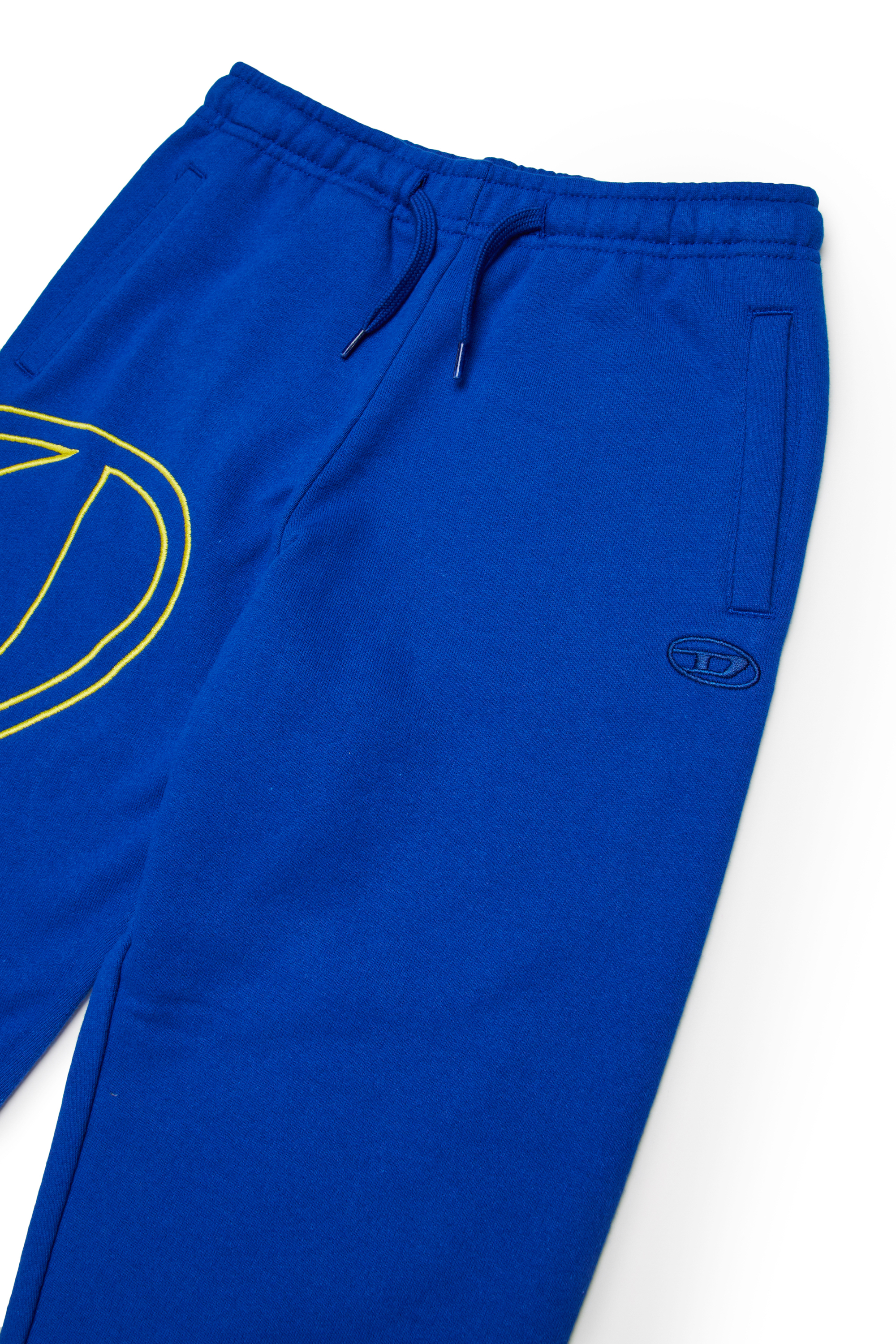 Diesel - PMARKYMEGOVALD, Pantalones deportivos con bordado Oval D mega Hombre in Azul marino - 3