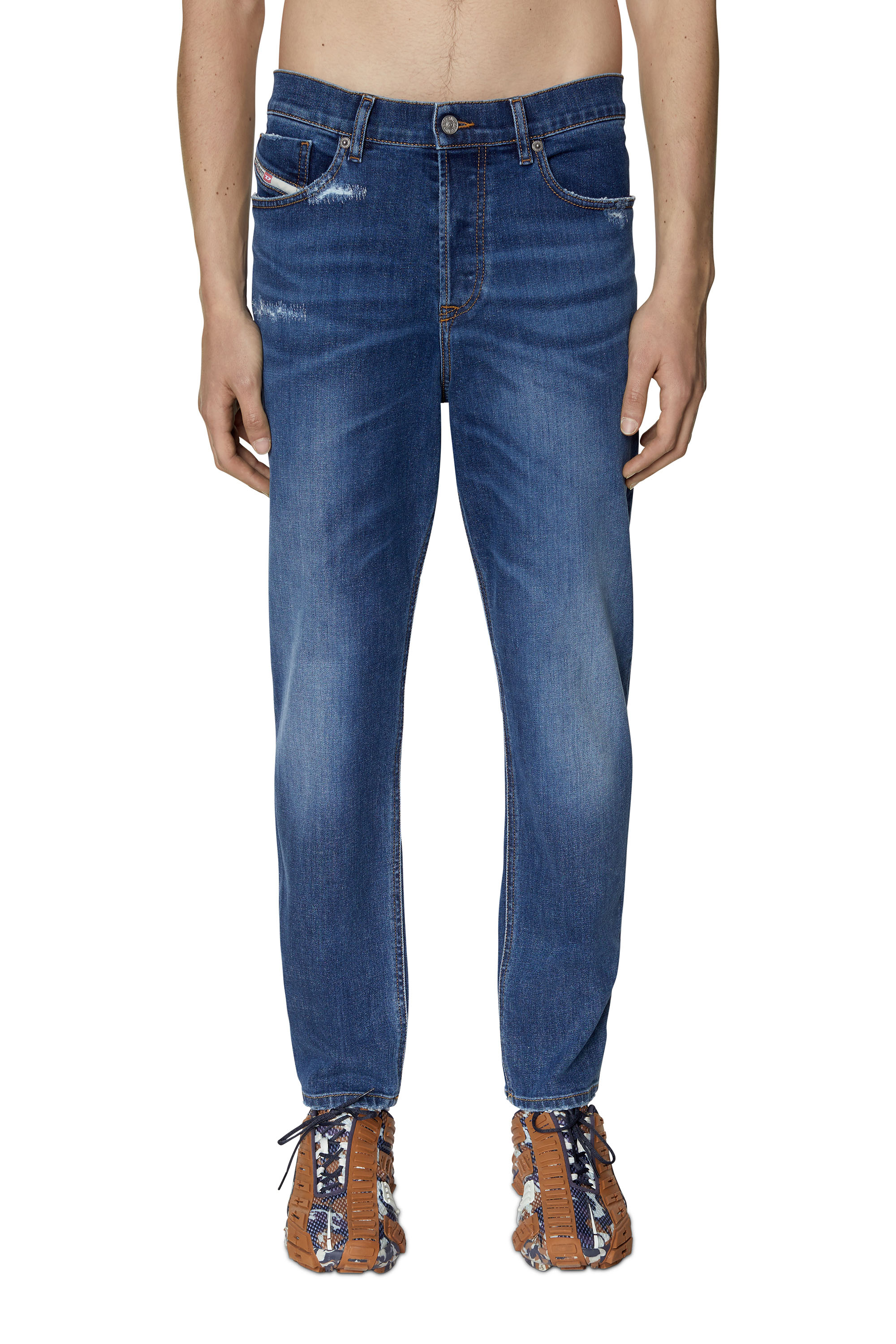 Diesel - 2005 D-FINING 09E07 Tapered Jeans, Azul medio - Image 1