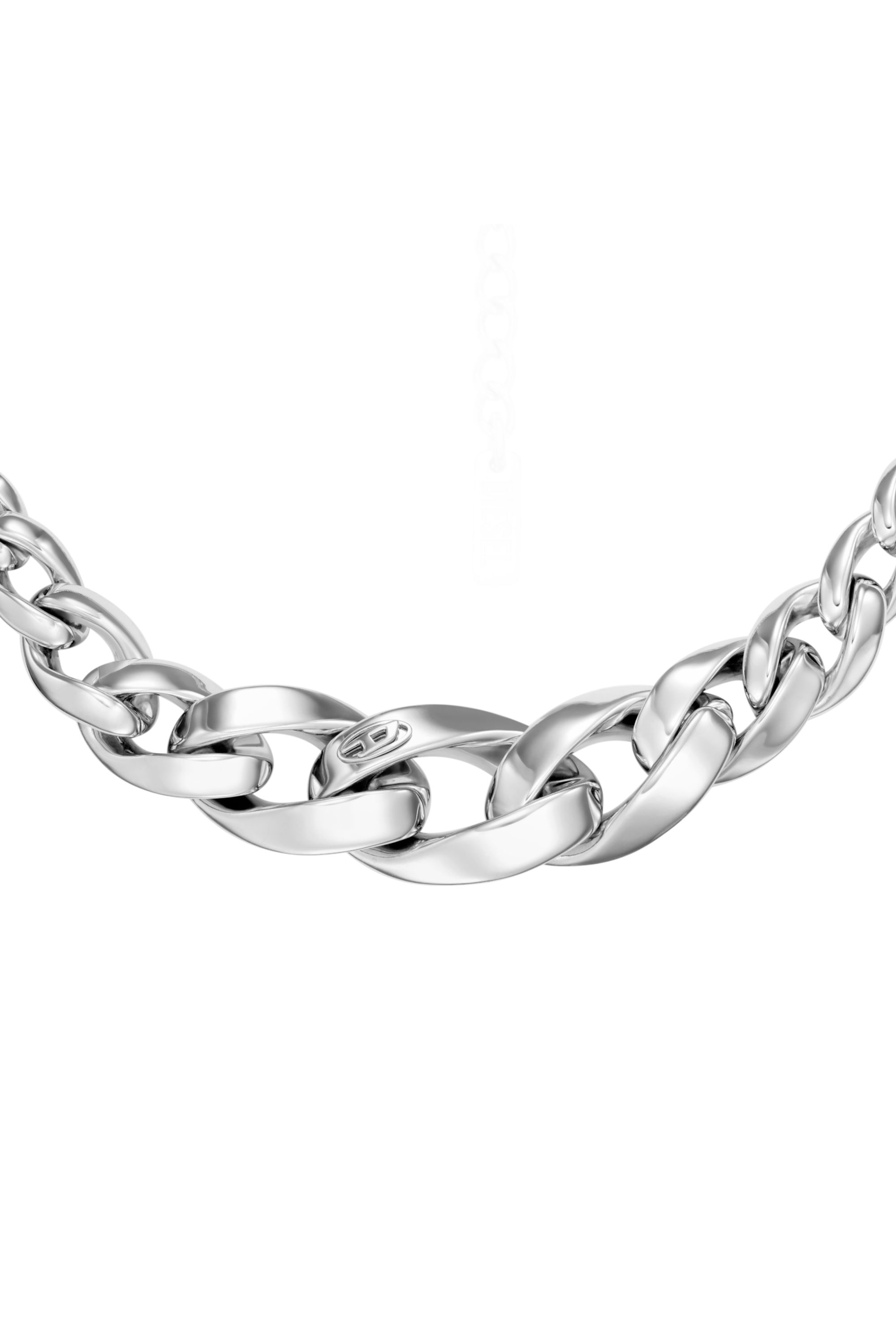 Diesel - DX1720040, Unisex's Stainless Steel Chain Necklace in Silver - 2