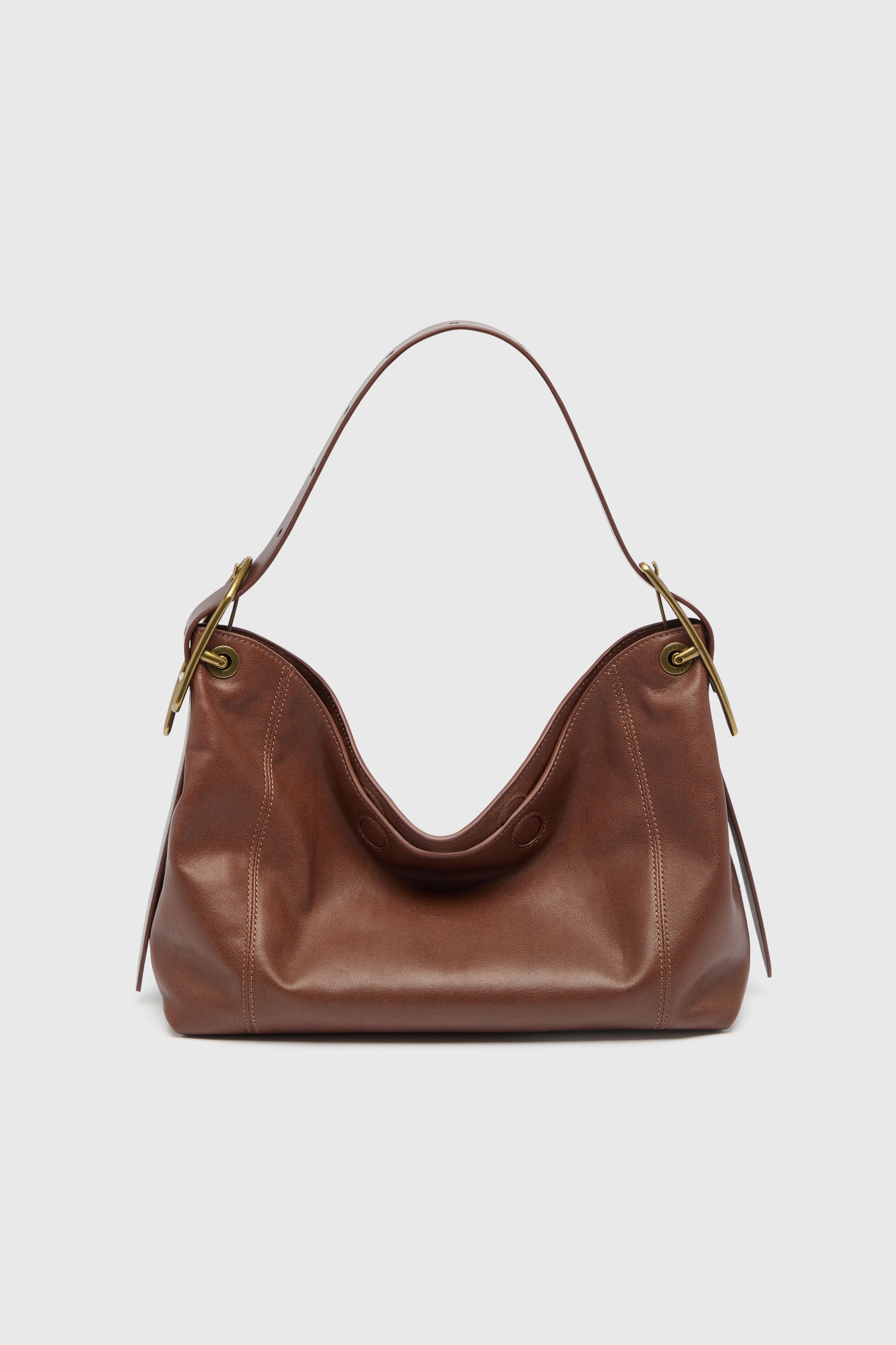D-Line Bolso de hombro en piel