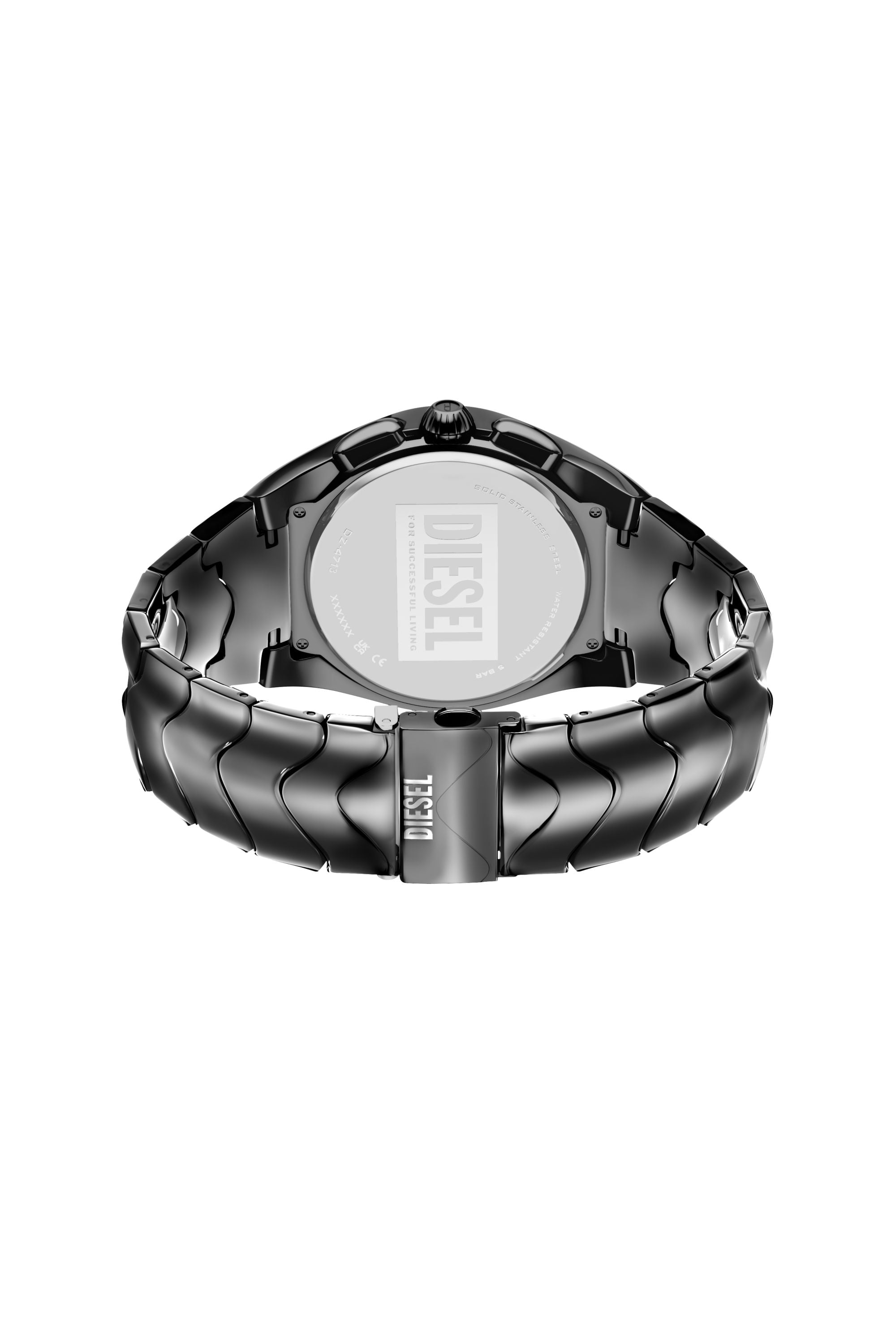 Diesel - DZ4713 WATCH, Reloj Mercurial de acero inoxidable color gunmetal Hombre in Negro - 4