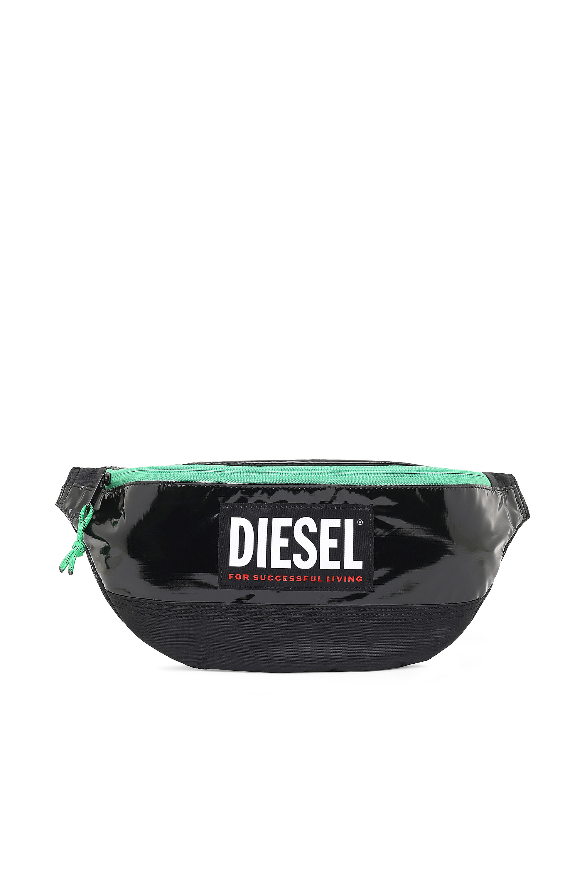 LYAM PAT, Negro/Verde - Bolsas con cinturón
