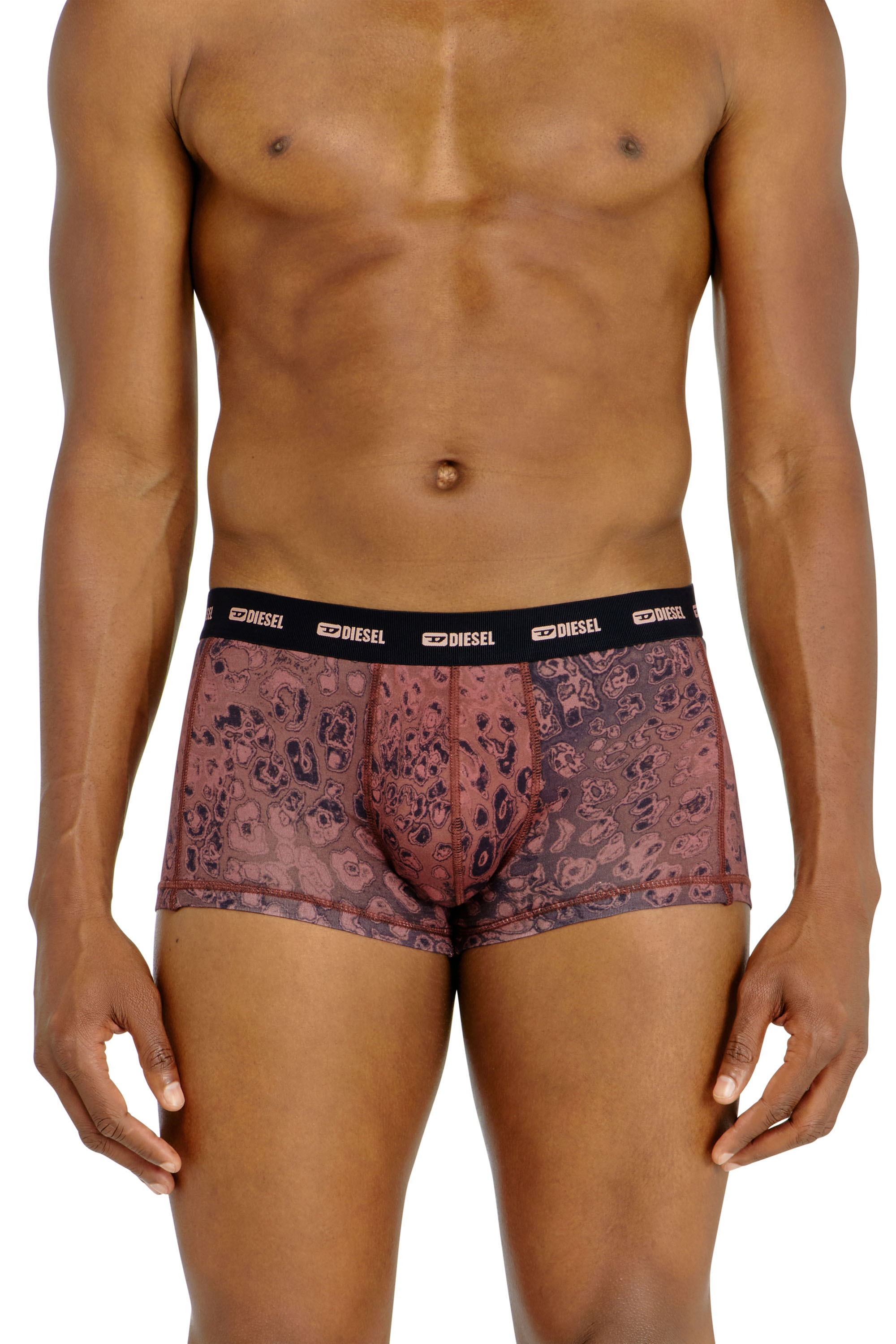 Diesel - DAMIEN-UTLT-3PACK, Paquete de tres b&oacute;xers de algod&oacute;n el&aacute;stico Hombre in Morado - 2