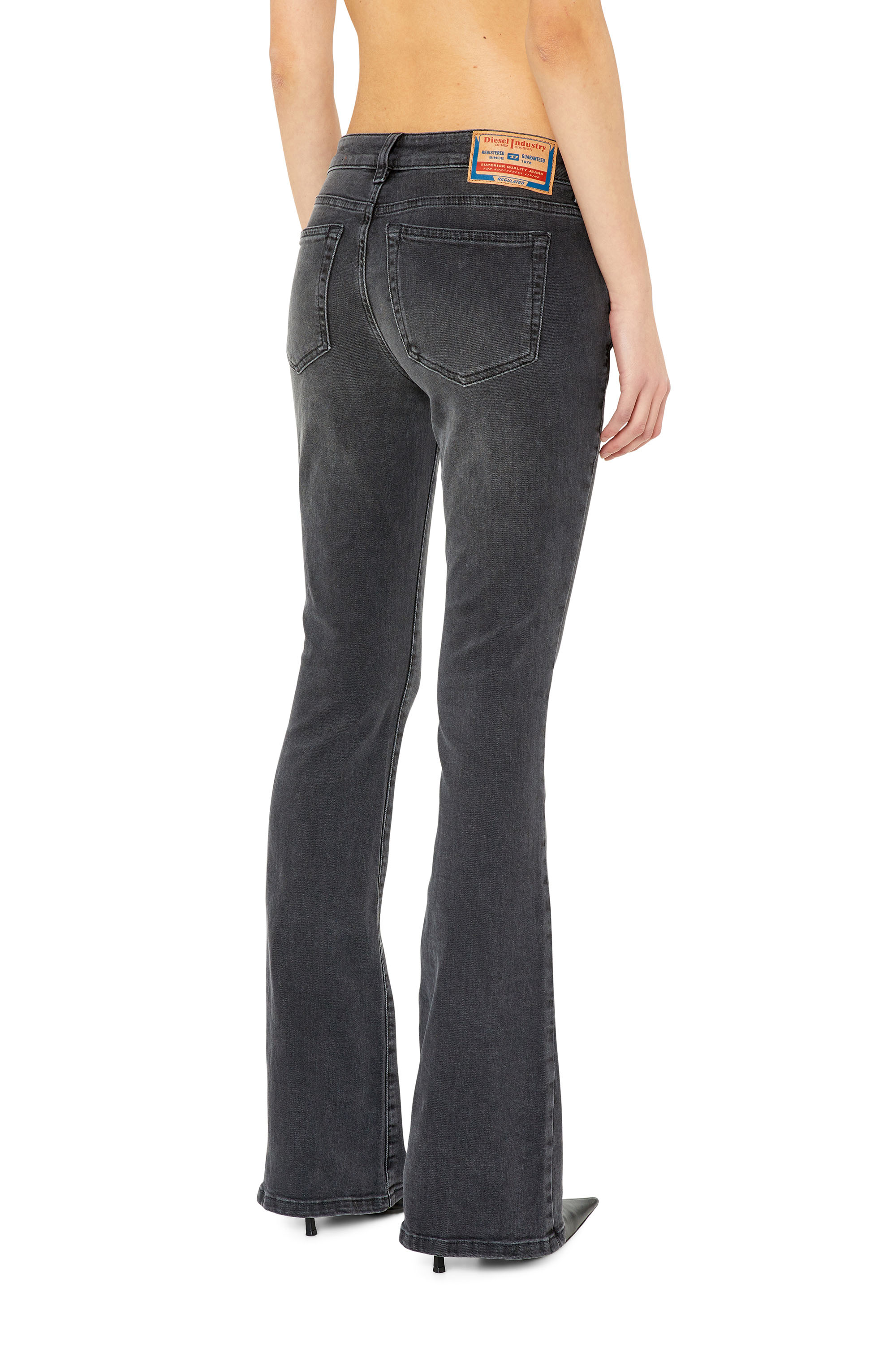 Diesel - 1969 D-EBBEY 0IHAV Bootcut and Flare Jeans, Negro/Gris oscuro - Image 2