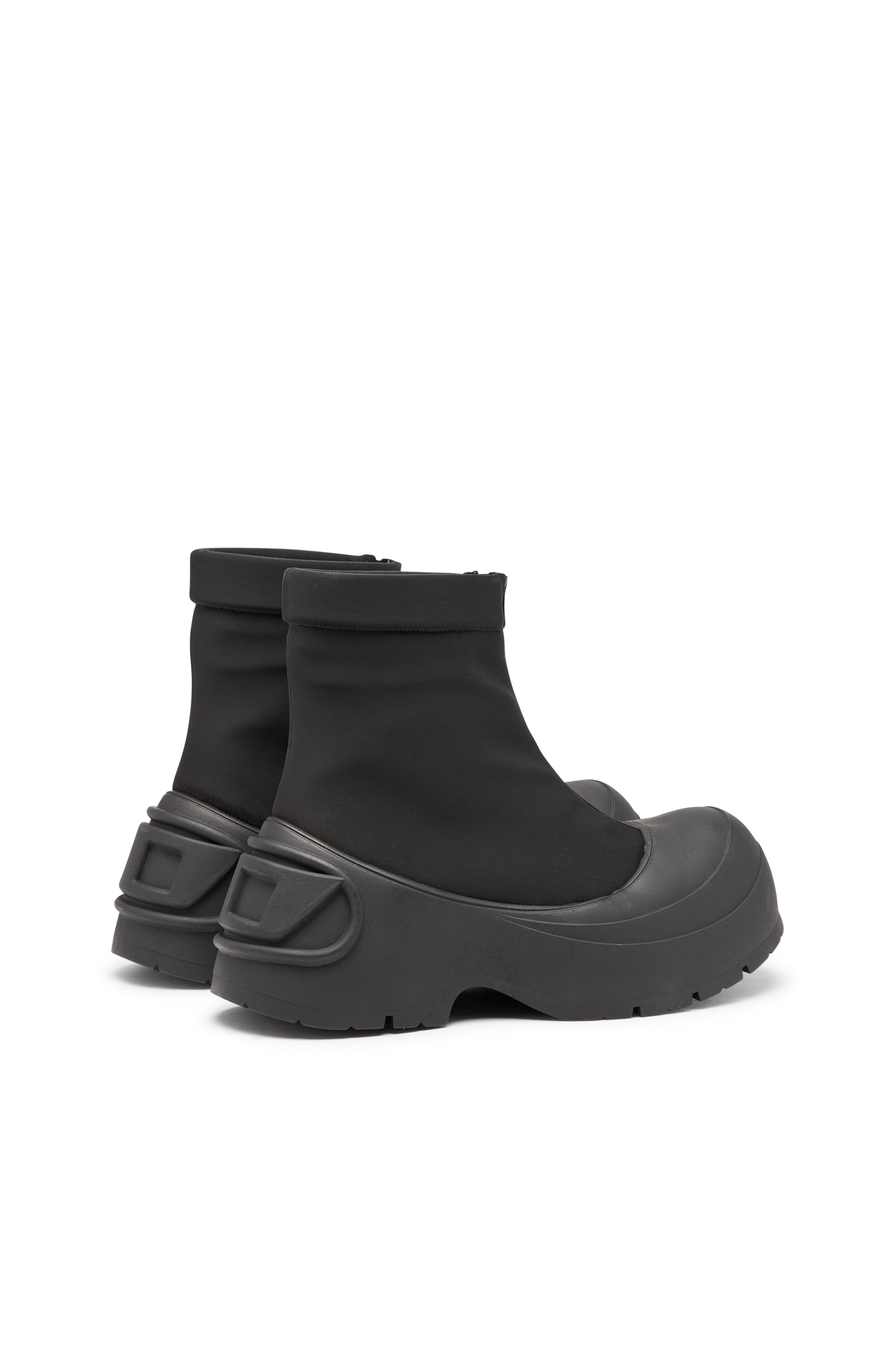 Diesel - D-DONALD CH, D-Donald-Botines con ribetes de goma Hombre in Negro - 3