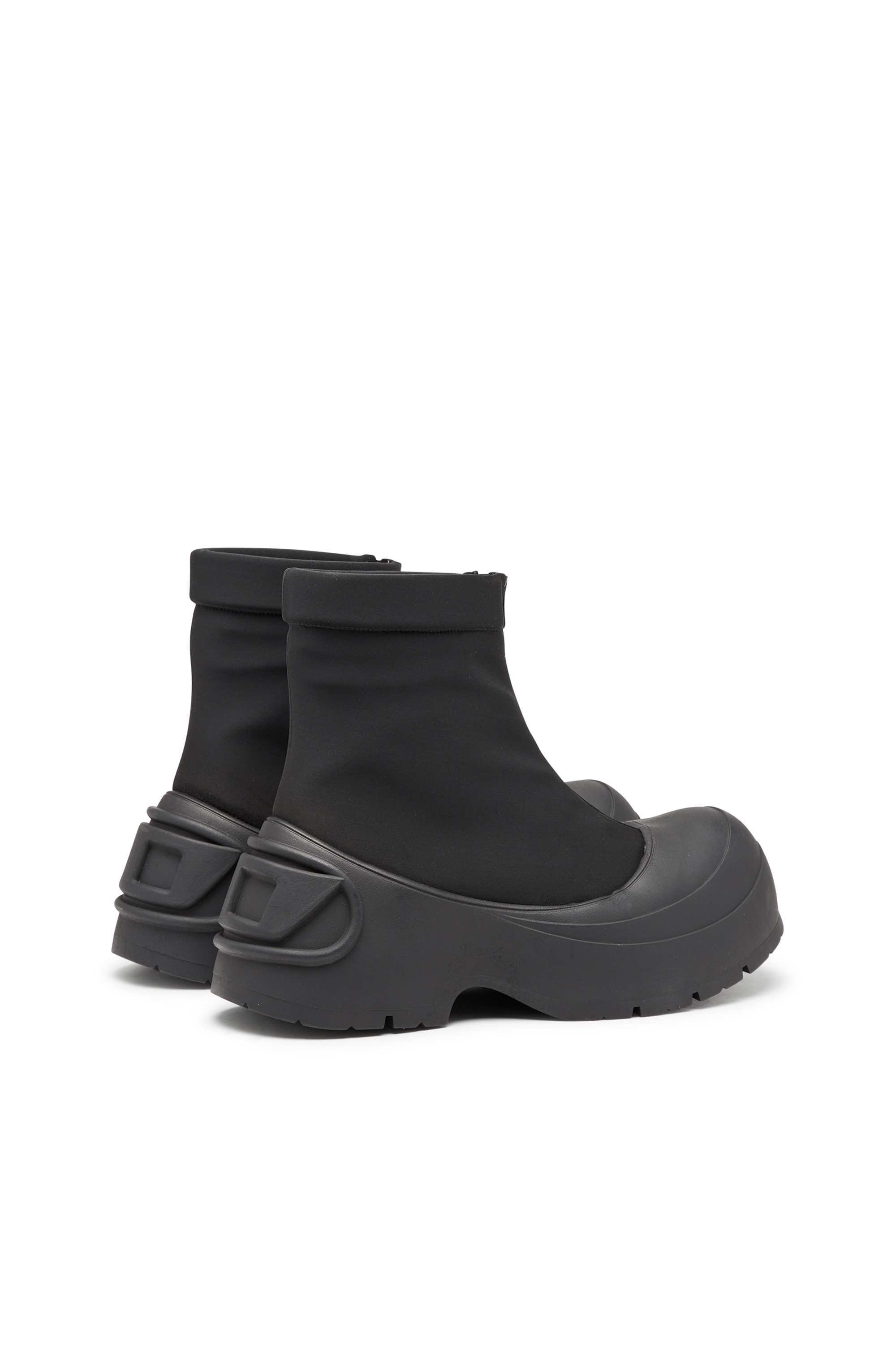 D-DONALD CH, Negro Diesel - D-DONALD CH, D-Donald-Botines con ribetes de goma Hombre in Negro - 3