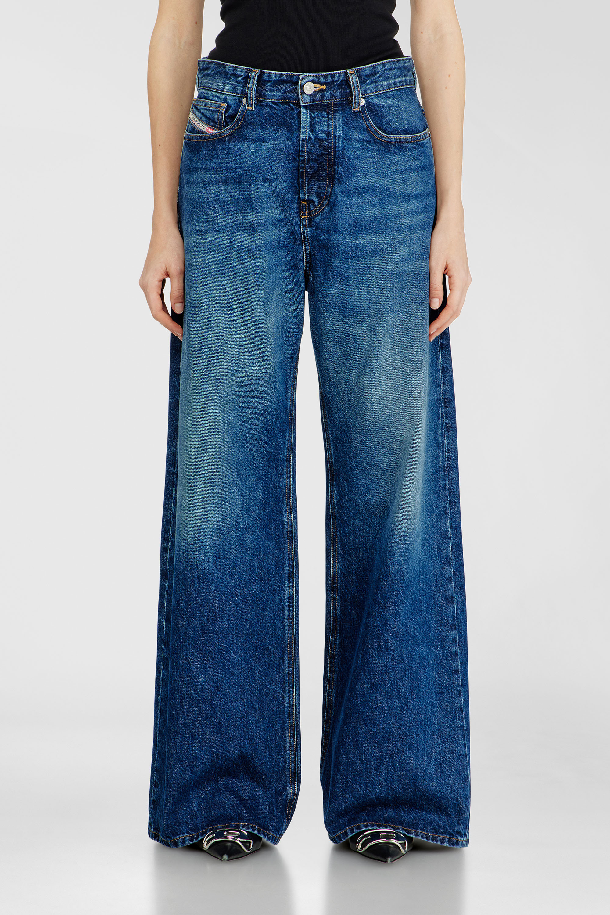 Diesel - Relaxed Jeans 1996 D-Sire 09I27 Unisex, Azul Oscuro - 1