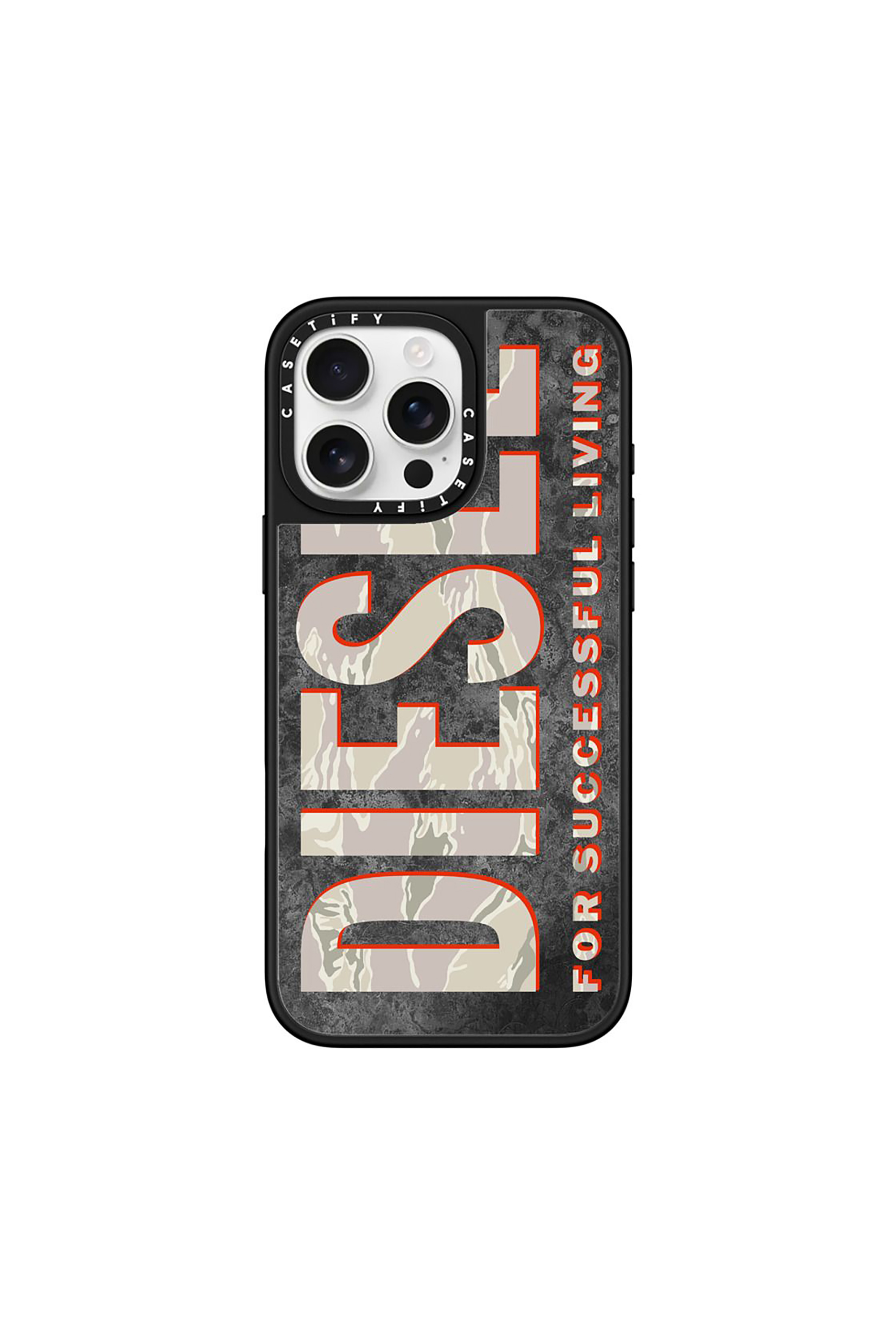 Diesel - 60331 CASETIFY MOULDED CASE, Funda MagSafe Camuflaje iPhone 16 Pro Max Unisex in Multicolor - 1