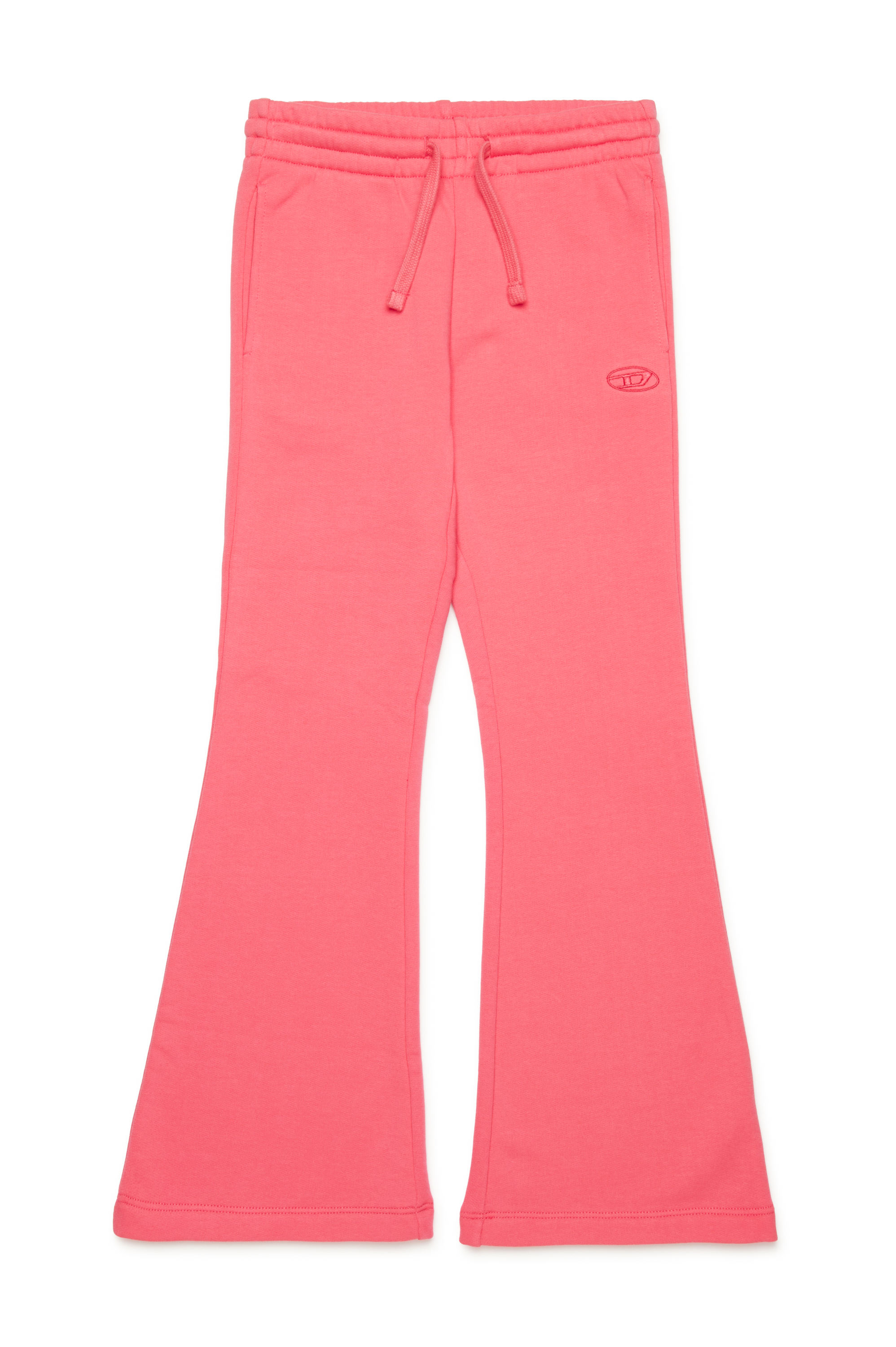 Diesel - PENTTY, Pantalones deportivos acampanados con logotipo bordado Mujer in Rosa - 1