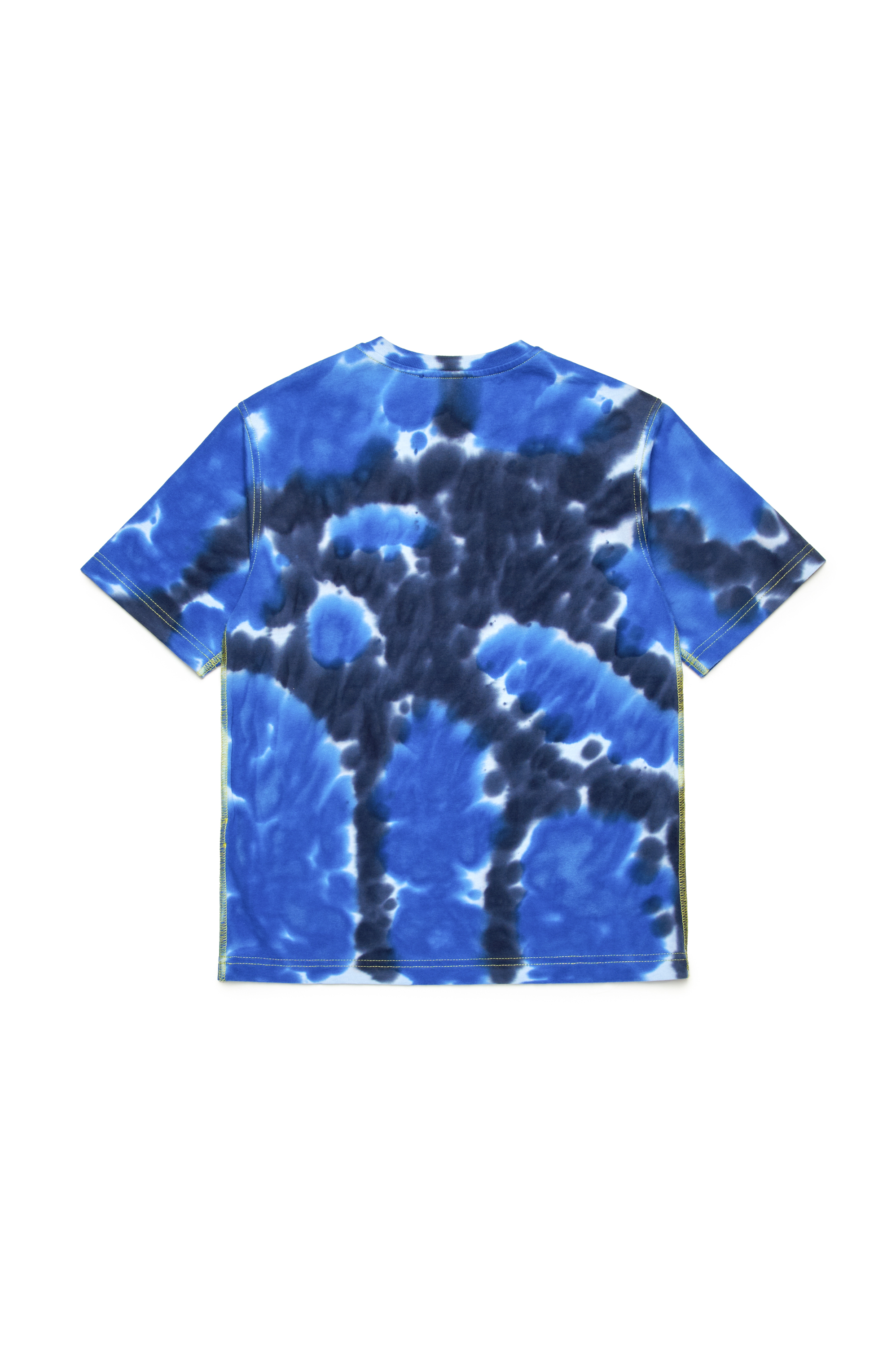 Diesel - TBOXTN15 OVER, Camiseta con estampado batik Hombre in Azul marino - 2