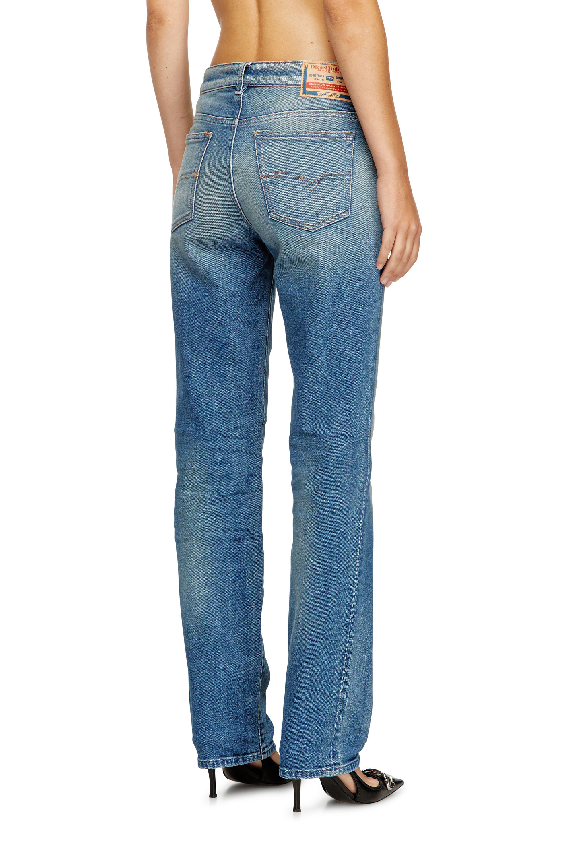 Diesel - Regular Jeans 1989 D-Mine 09M14 Mujer, Azul medio - 3