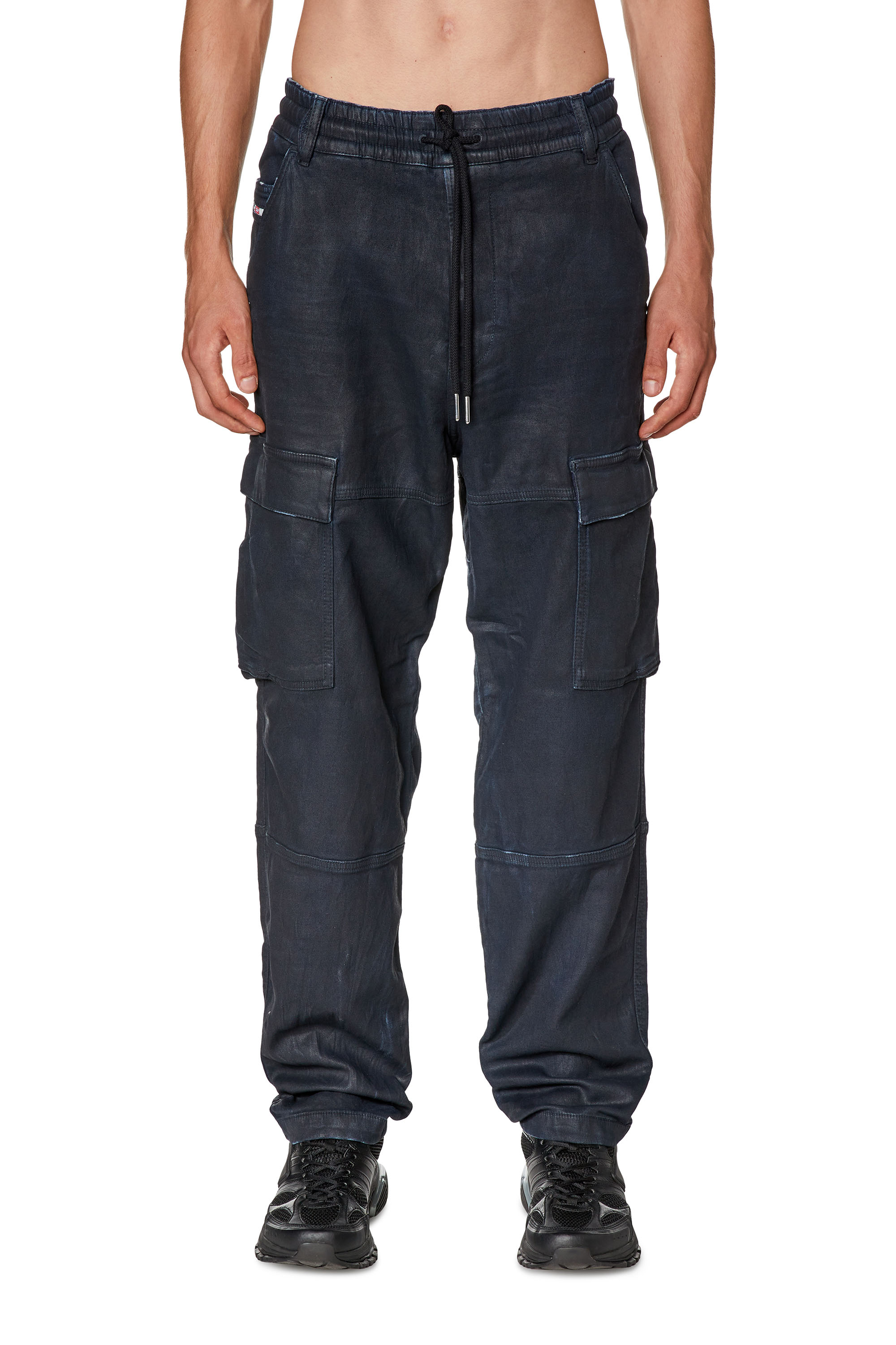 Diesel - Tapered Krooley JoggJeans® 09H05, Azul Oscuro - Image 1