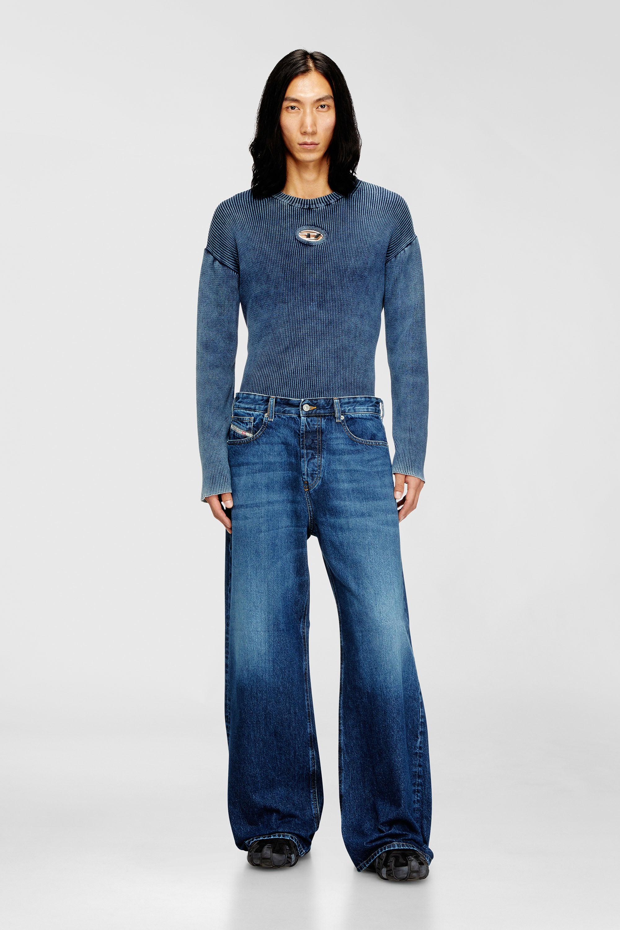 Diesel - Relaxed Jeans 1996 D-Sire 09I27 Unisex, Azul Oscuro - 2