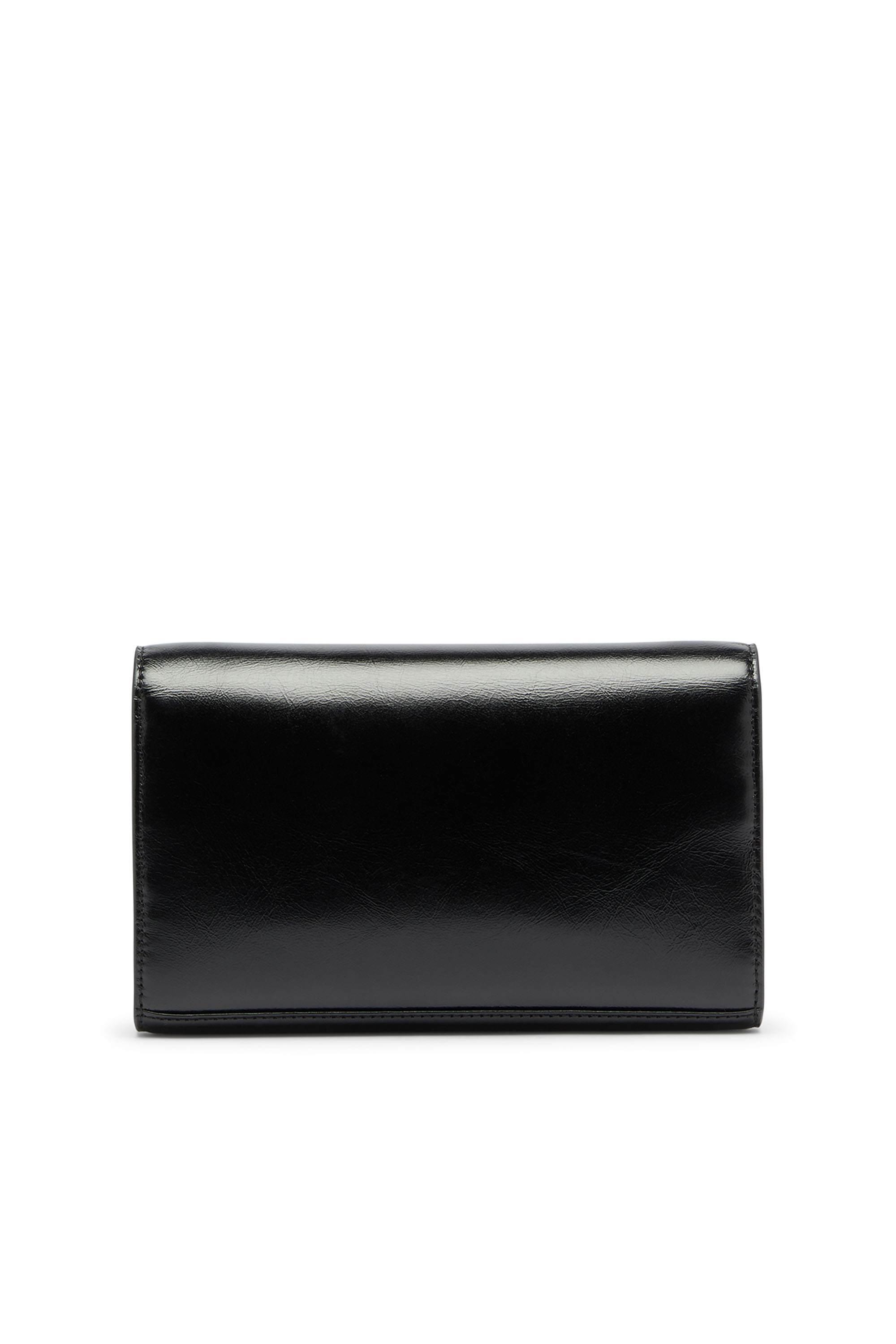 Diesel - D-ENVELOP WALLET ON CHAIN, Cartera de piel brillante arrugada Mujer in ToBeDefined - 2