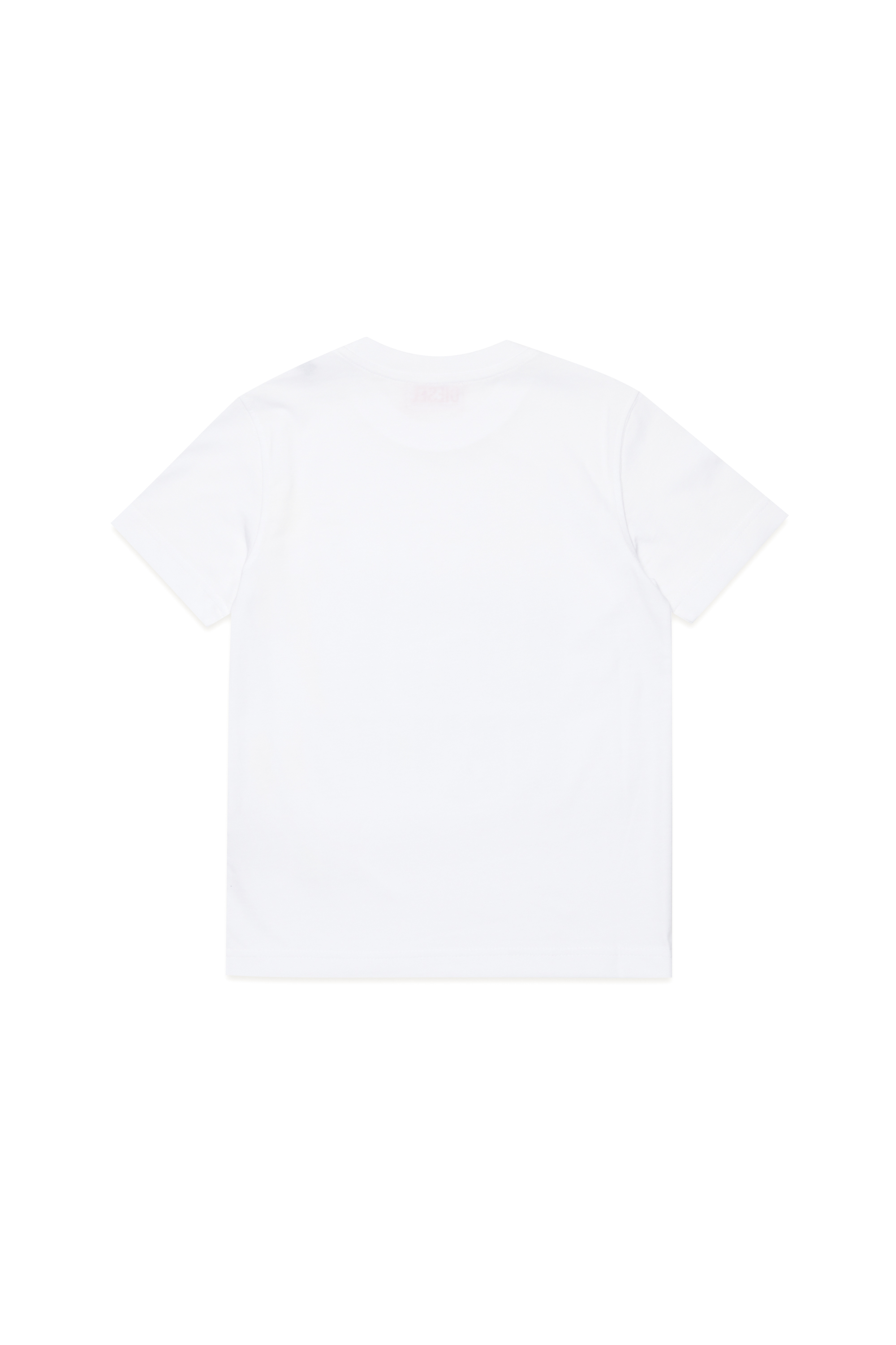 Diesel - TDIEGORL7, Man's T-shirt with photo Diesel Denim 78 print in White - 2