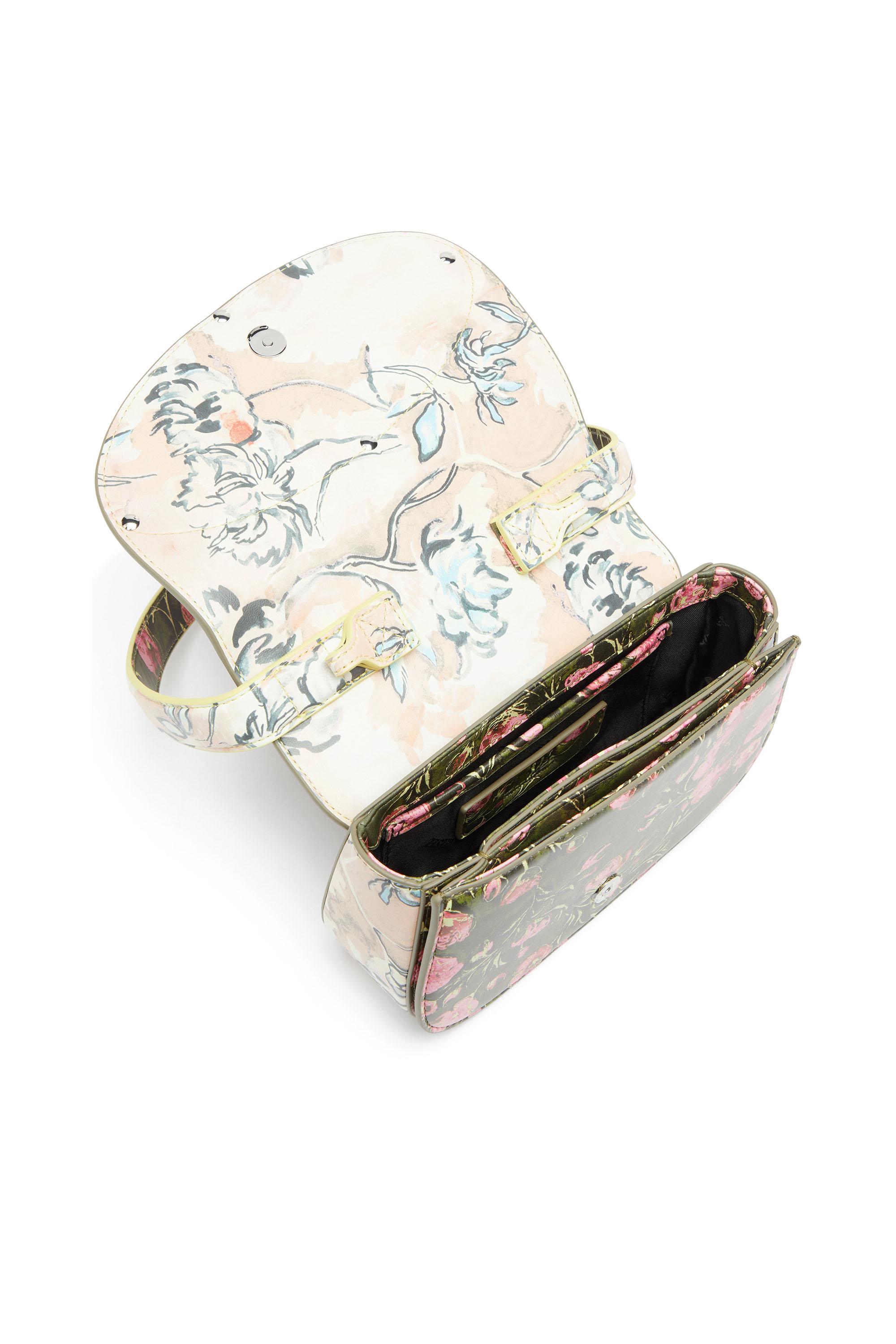 Diesel - 1DR, 1DR-Bolso ic&oacute;nico con estampado floral Mujer in Multicolor - 4