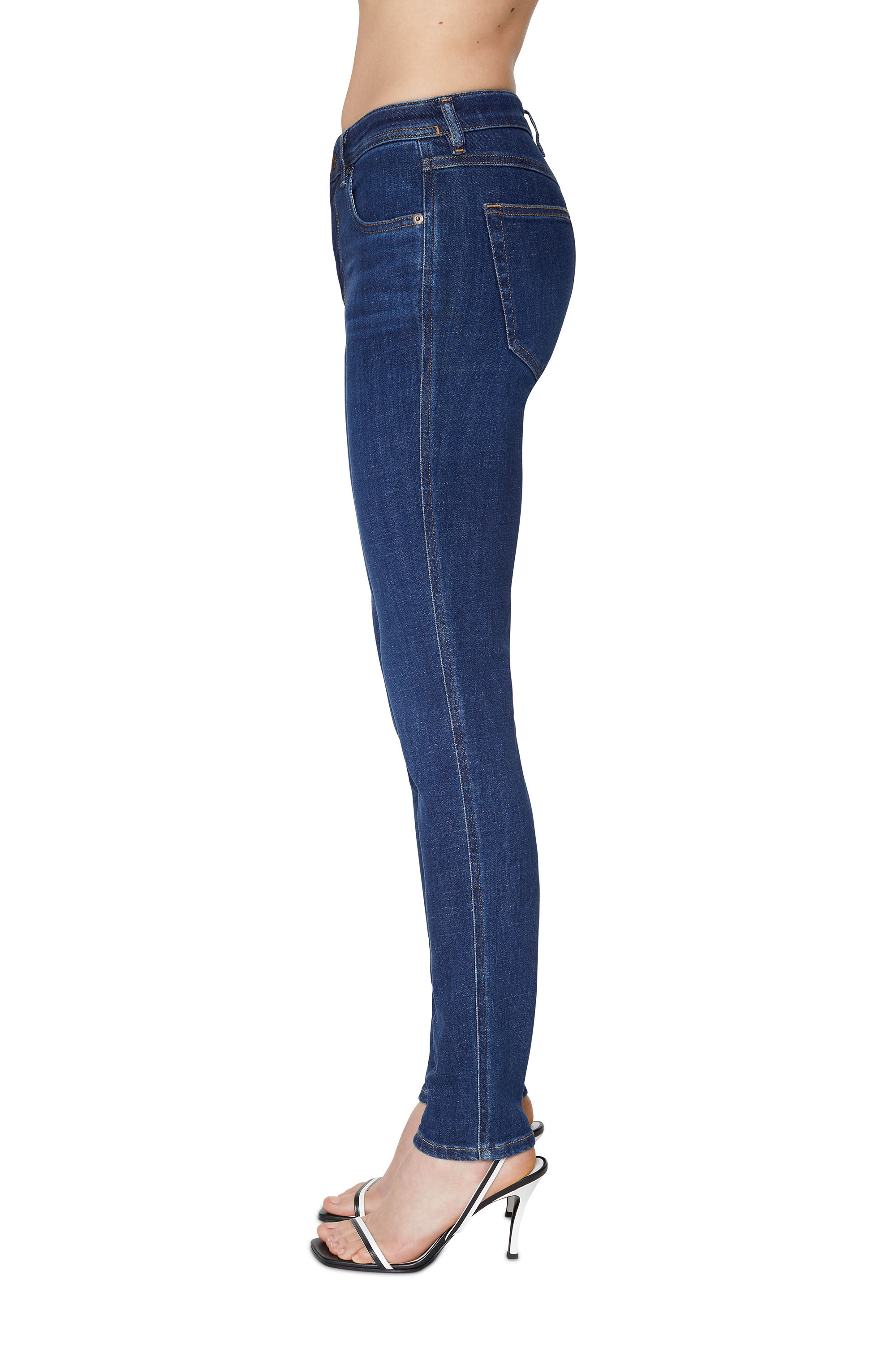 Diesel - Skinny Jeans 2015 Babhila 09C58 Mujer, Azul Oscuro - 5