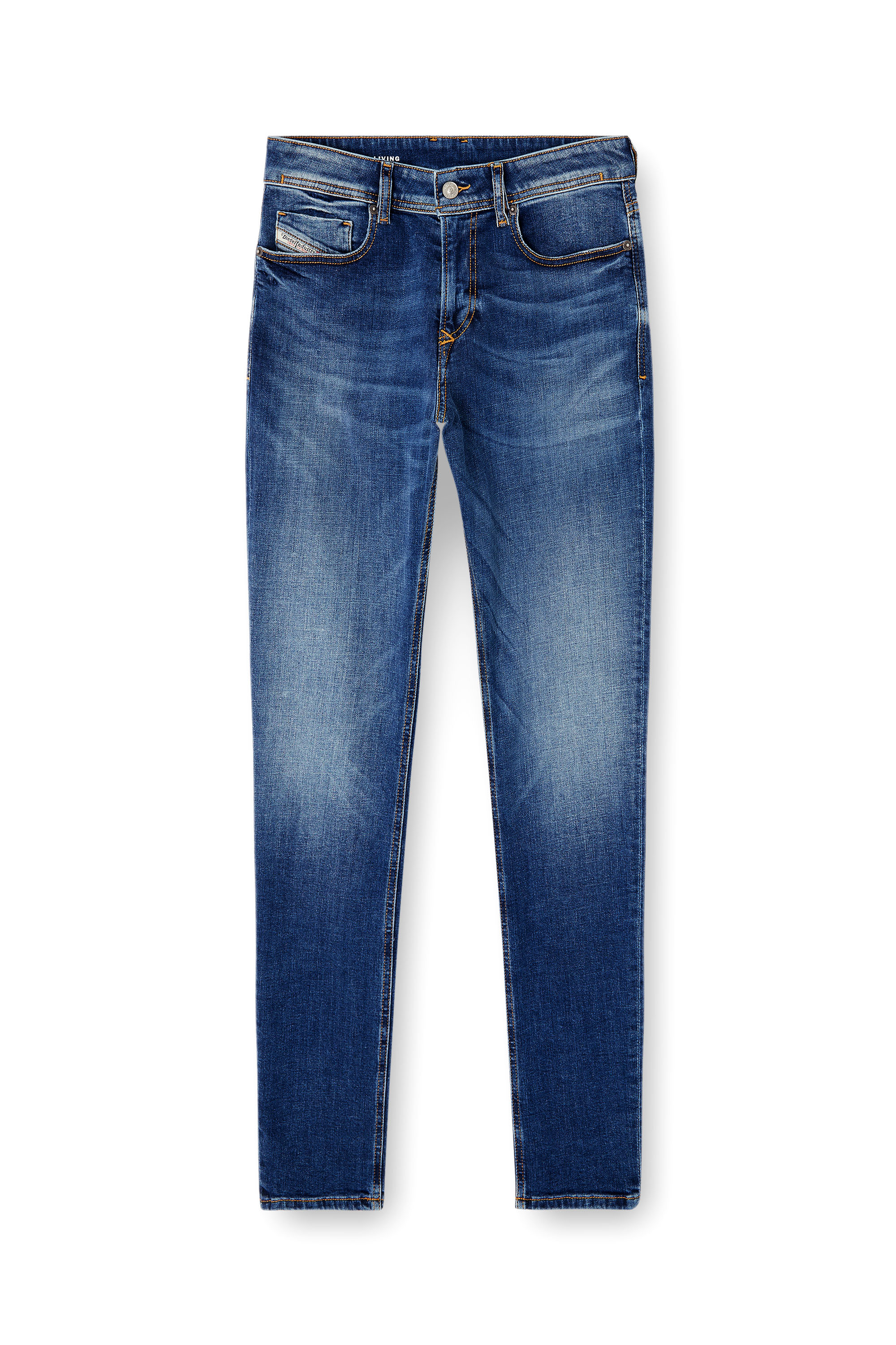Diesel - Skinny Jeans 1979 Sleenker 09J33 Hombre, Azul medio - 3