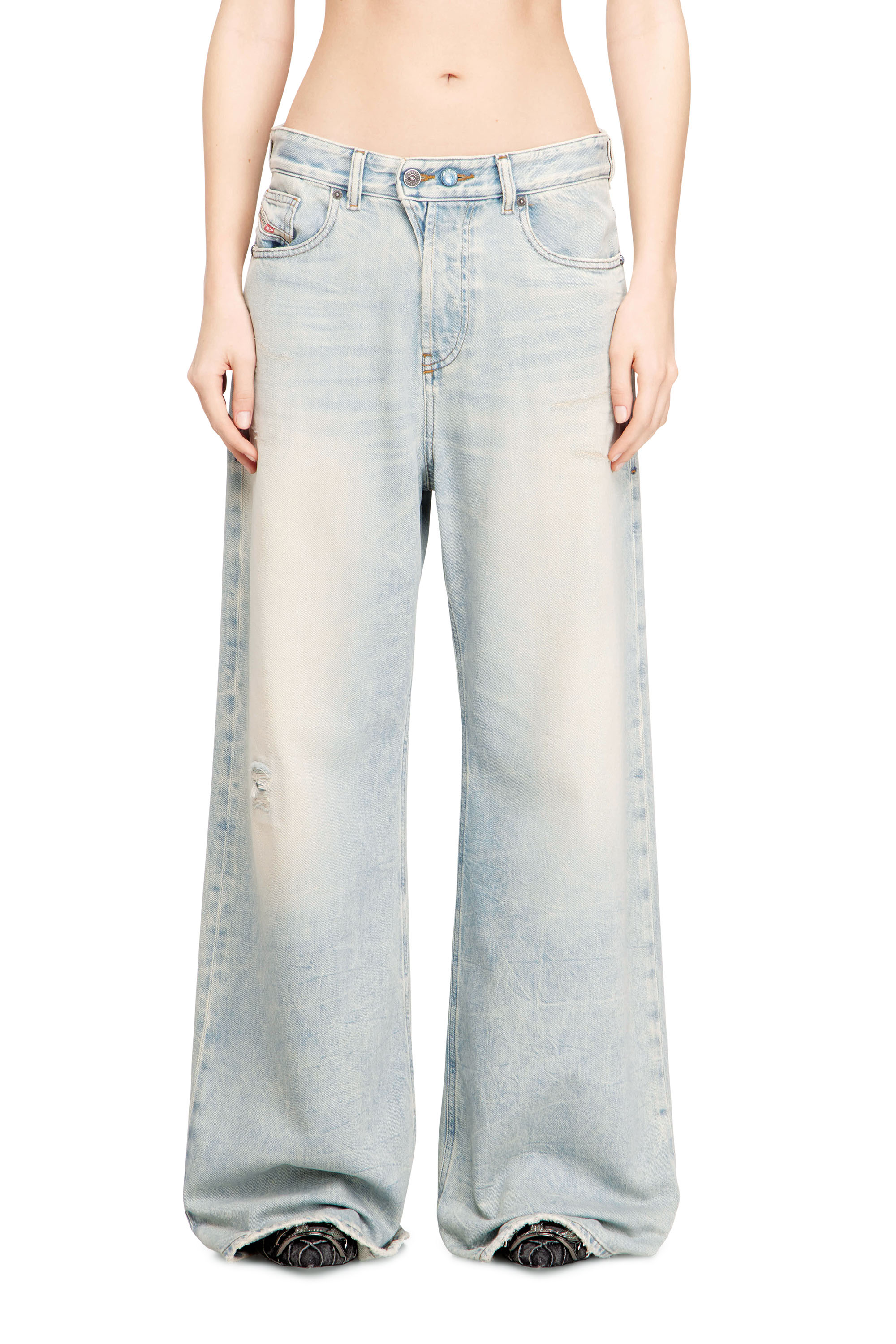 Diesel - Relaxed Jeans 1996 D-Sire 09N22 Mujer, Azul Claro - 1