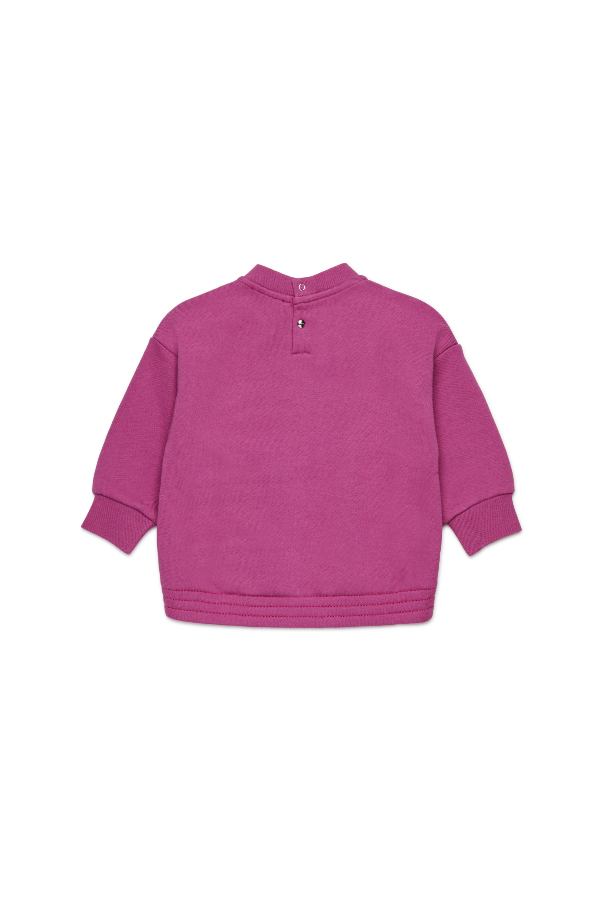 Diesel - SANPIB, Sudadera de algodón con estampado de logo Mujer in Morado - 2