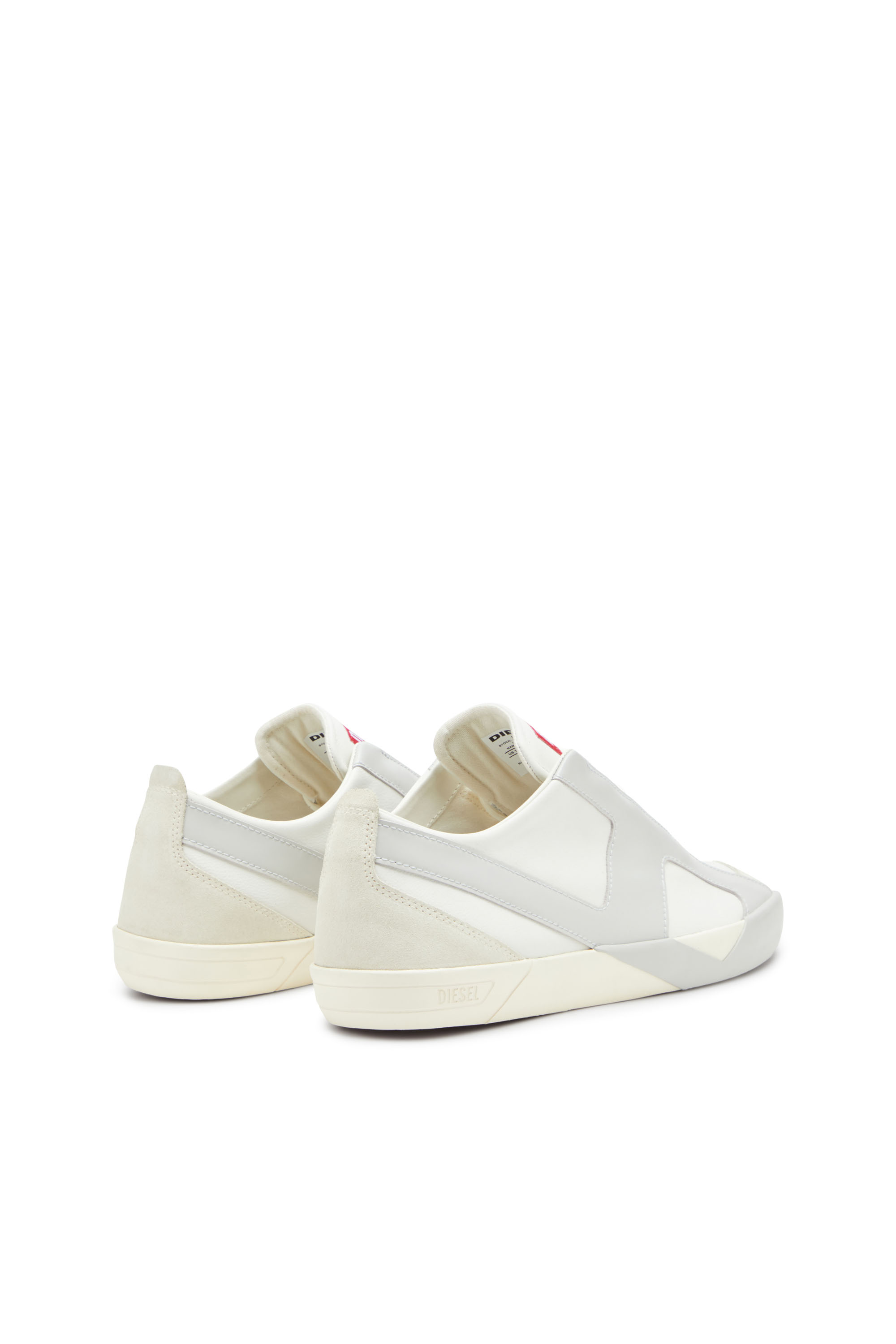 Diesel - S-SLANTE-D LOW, Deportivas de ante y cuero con logotipo D Hombre in ToBeDefined - 3