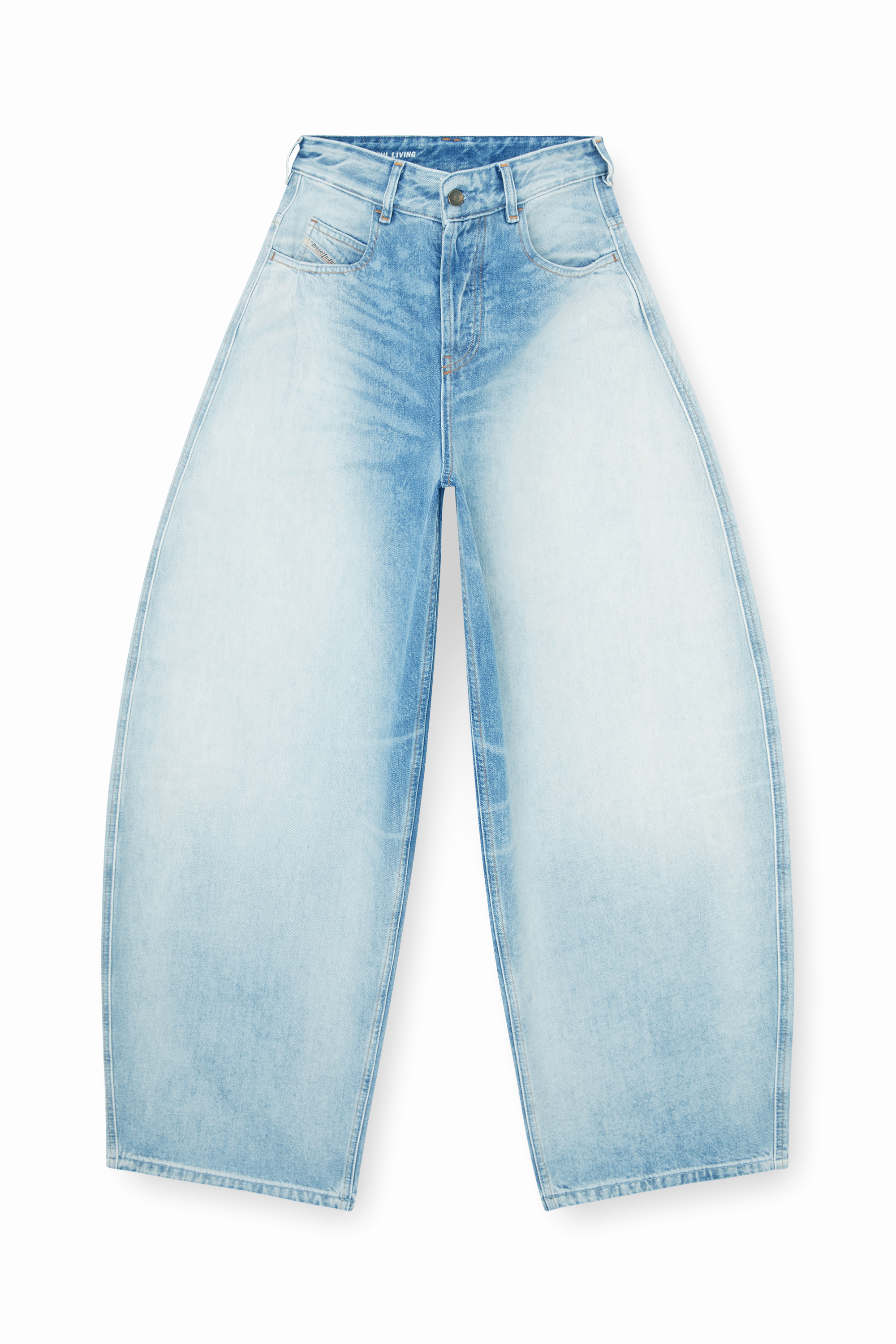 Diesel - Relaxed Jeans 1987 D-Khelz 007EE Mujer, Azul Claro - 6