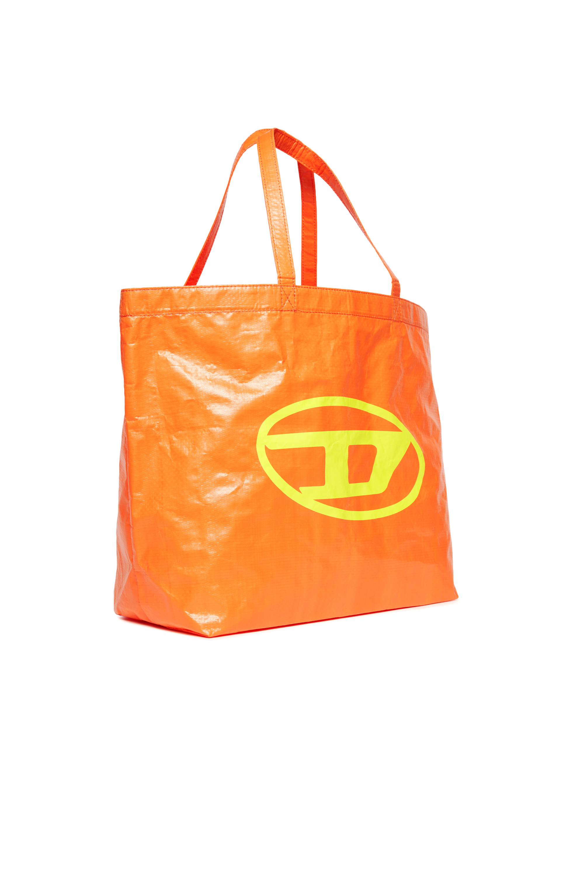 Diesel - WRITTEN, Bolsa de playa con estampado Oval D Mujer in Naranja - 3