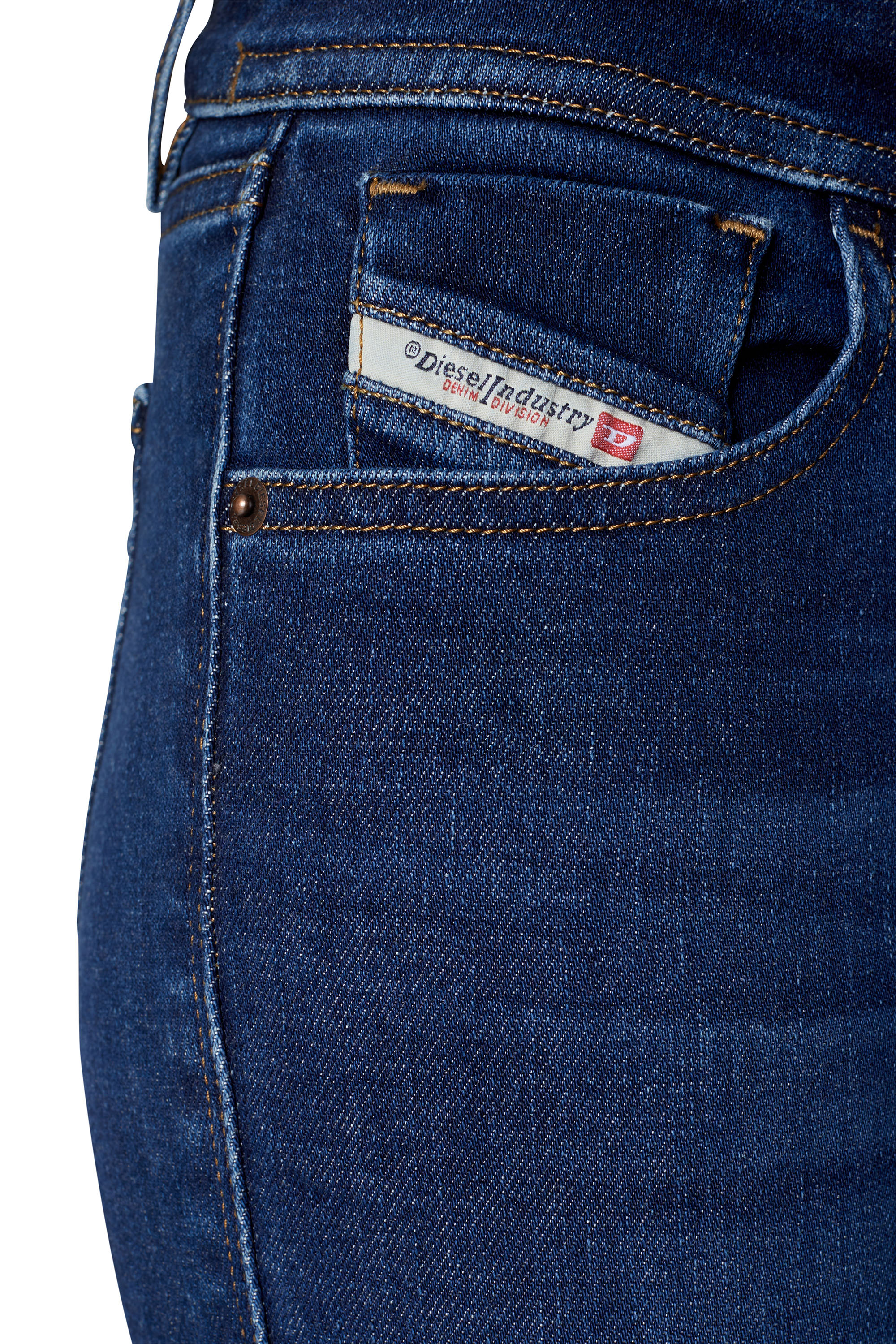 Diesel - Super skinny Jeans 2018 Slandy-Low 09C19, Azul Oscuro - Image 4