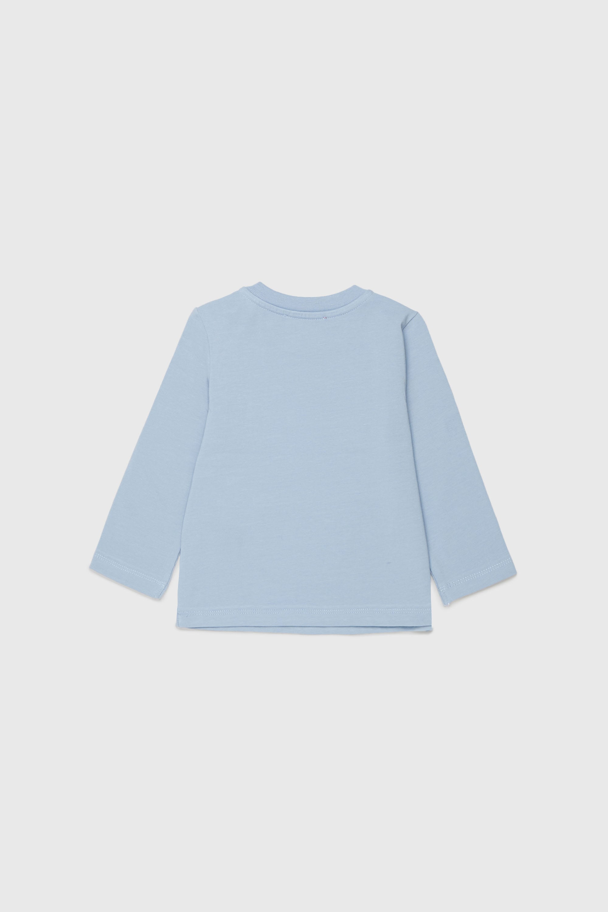 Diesel - TFUMB, Woman's Long-sleeve T-shirt with starburst logo print in Light Blue - 2