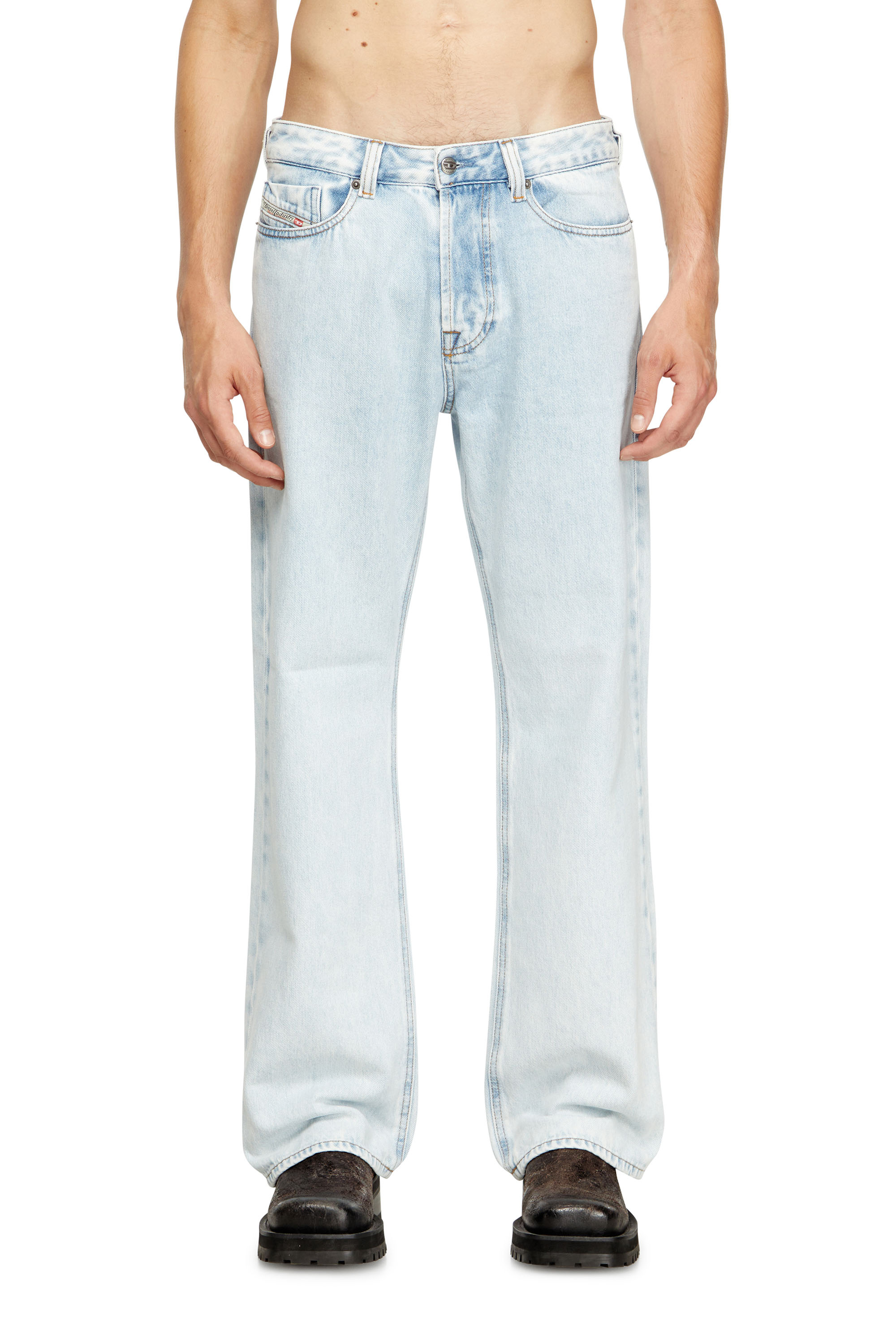 Diesel - Relaxed Jeans 1980 D-Eeper 09M74 Hombre, Azul Claro - 3