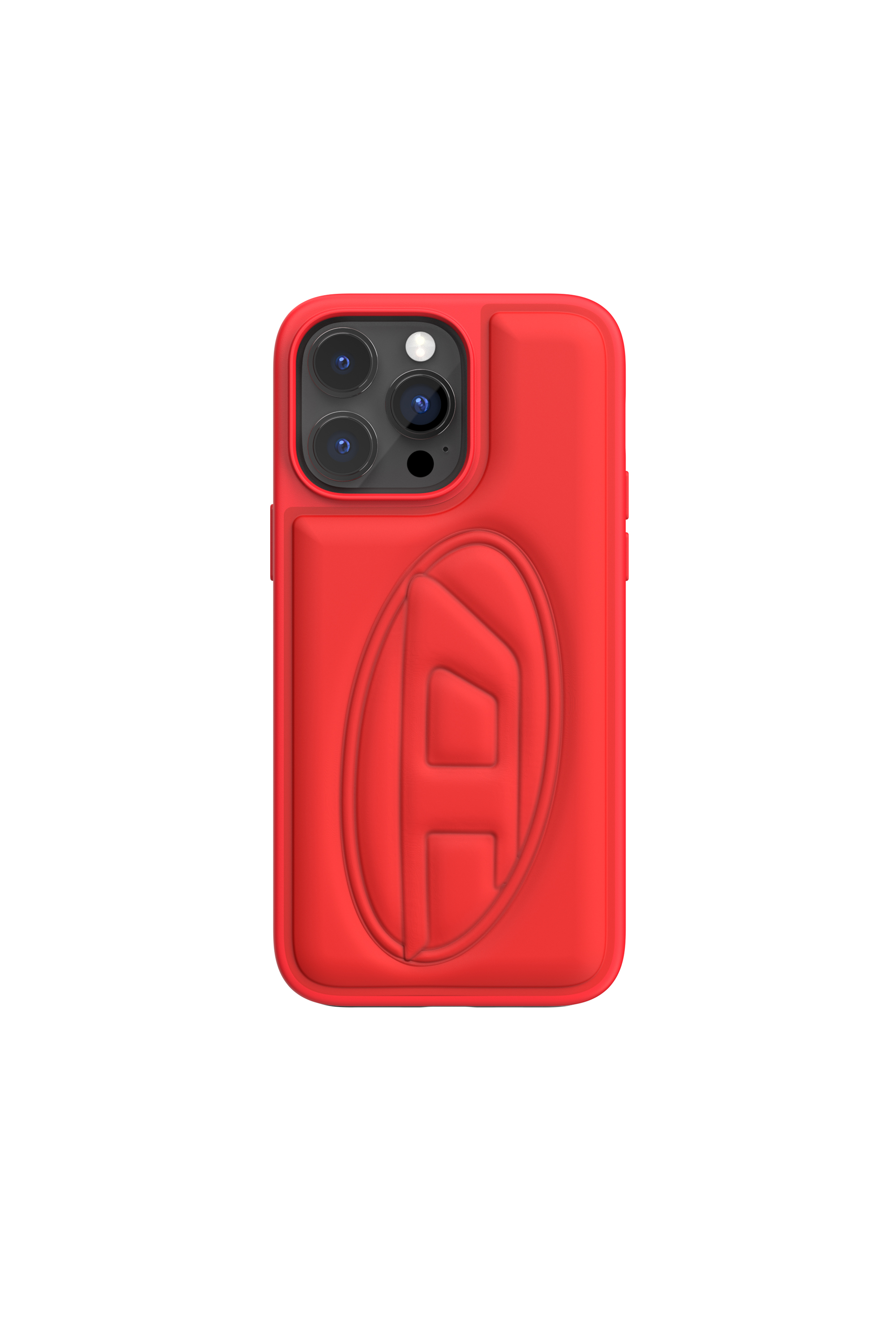 Diesel - 50267 MOULDED CASE, Funda moldeada oval D por iPhone 14 Pro Max Unisex in Rojo - 2